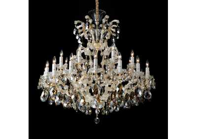 Image for La Scala 25 Light Chandelier Cognac