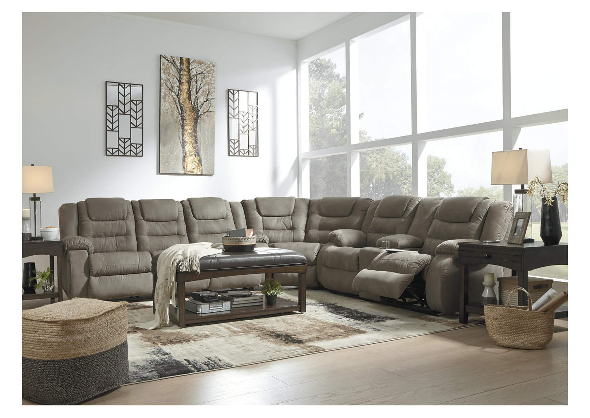 McCade 3-Piece Reclining Sectional,Signature Design By Ashley