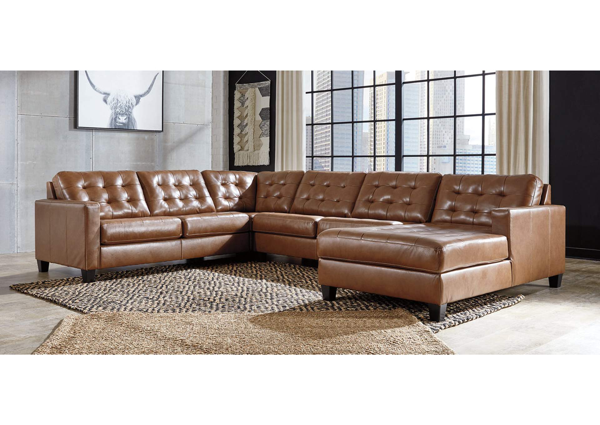 Baskove 4-Piece Sectional with Chaise,Signature Design By Ashley