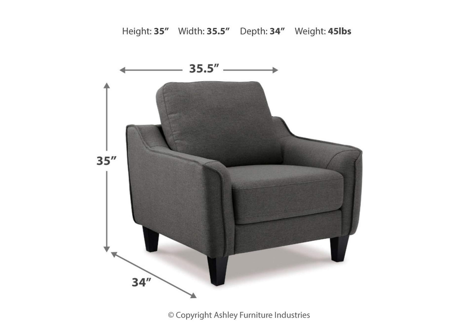 Jarreau Sofa Chaise Sleeper and 2 Chairs,Signature Design By Ashley