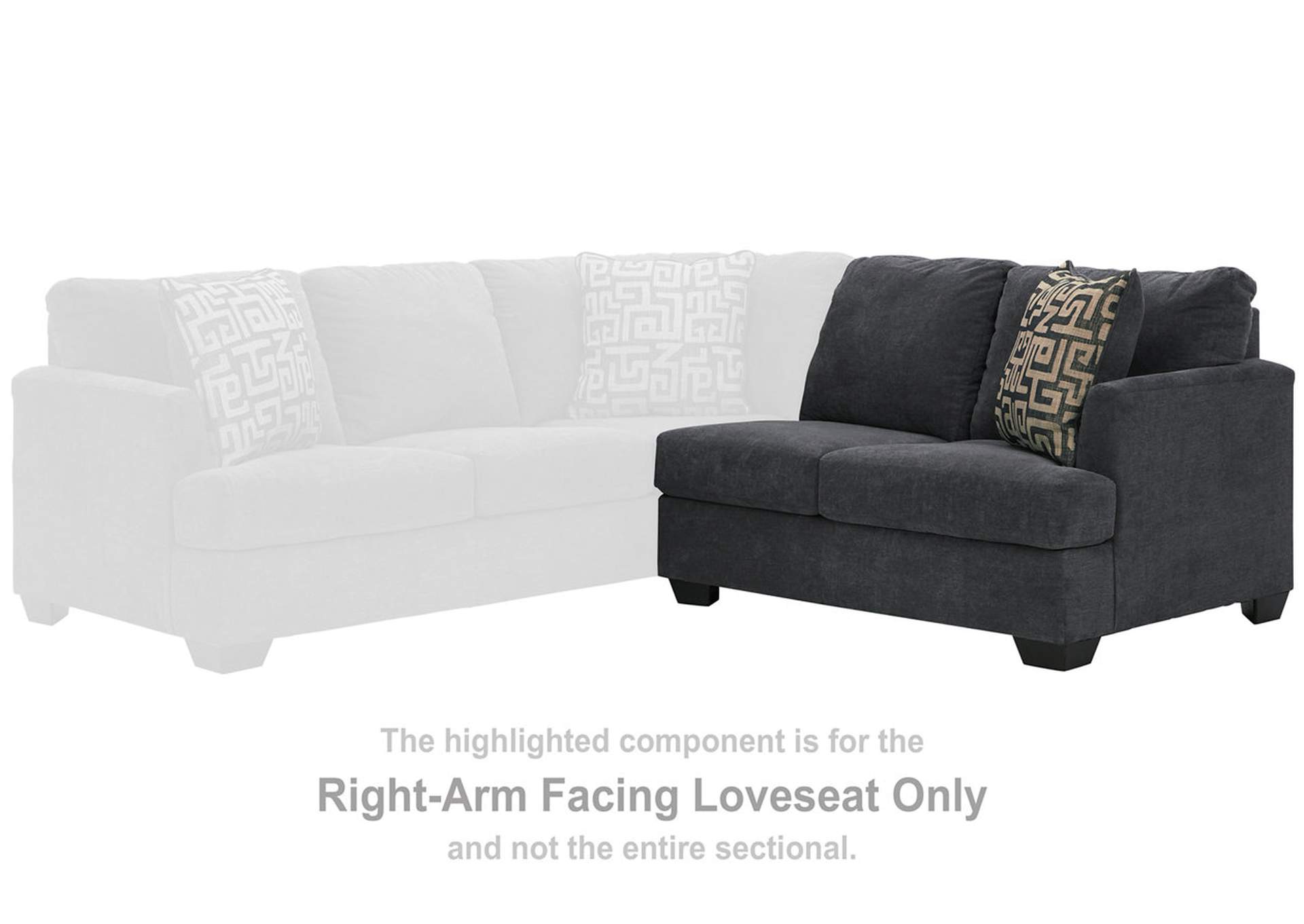 Ambrielle RightArm Facing Loveseat Ivan Smith Furniture