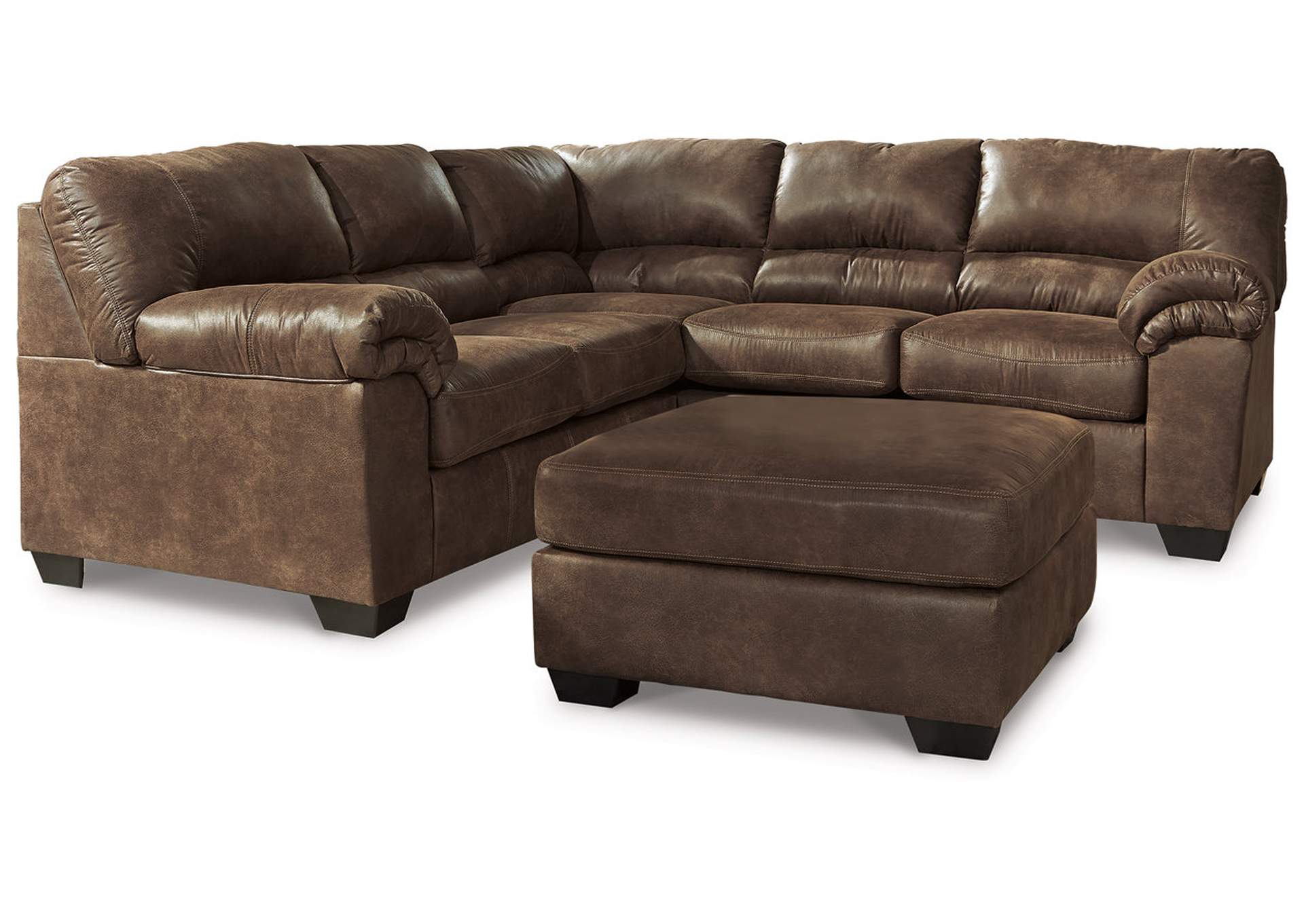 Bladen 2 Piece Sectional With Ottoman Langlois Furniture Muskegon Mi
