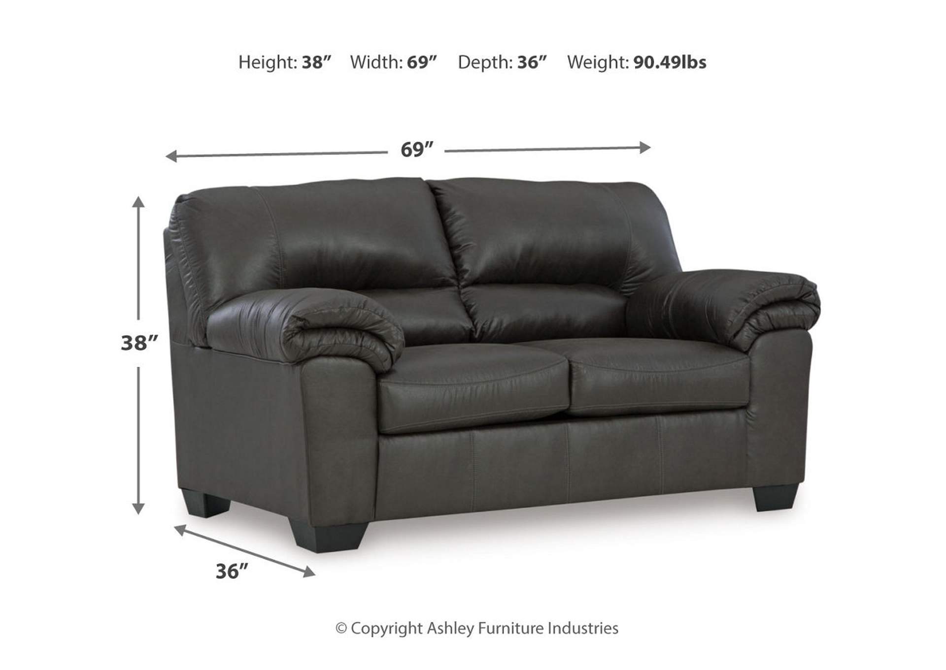 Bladen Sofa, Loveseat, Chair and Ottoman,Signature Design By Ashley