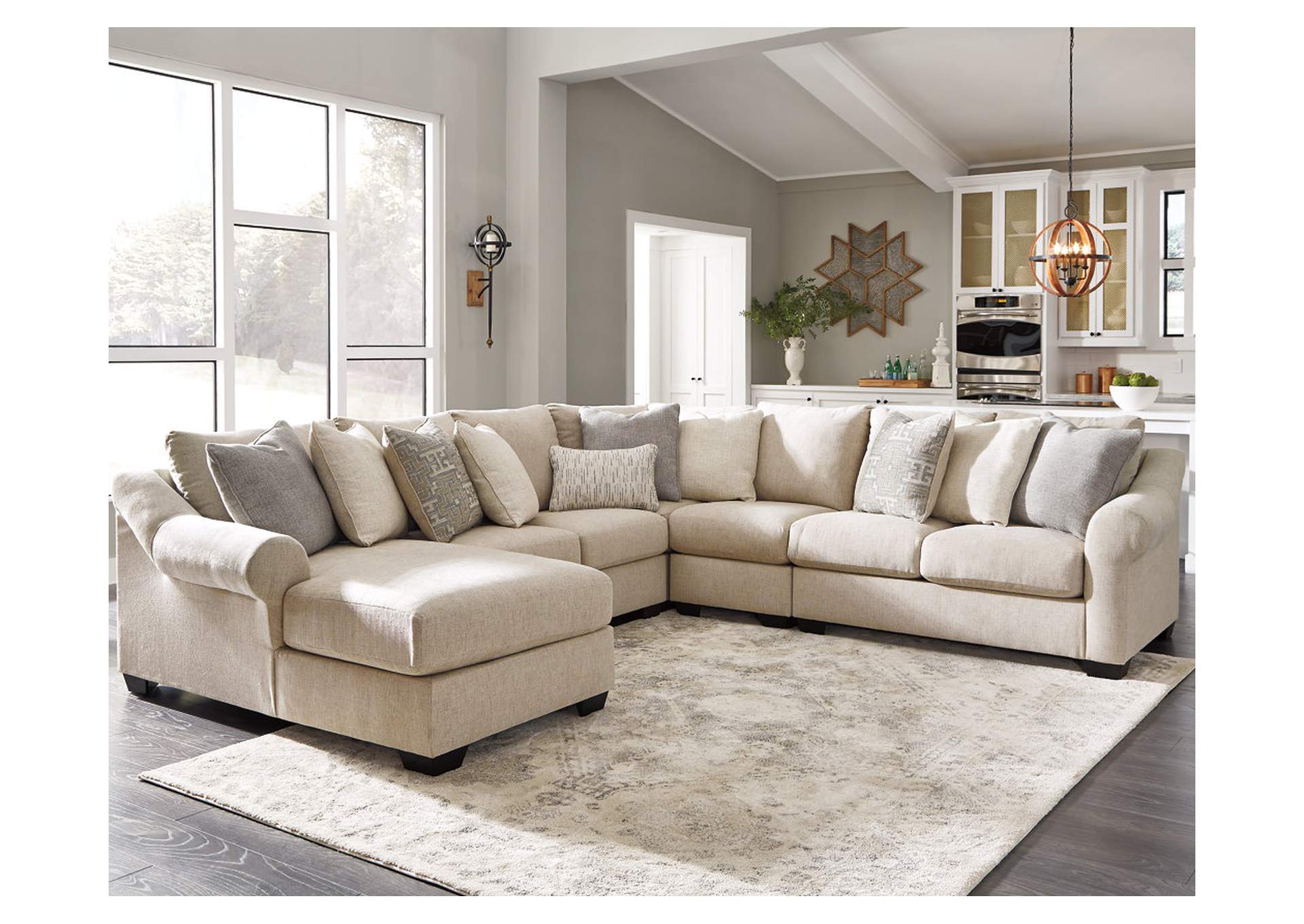 Carnaby 5-Piece Sectional with Chaise,Ashley