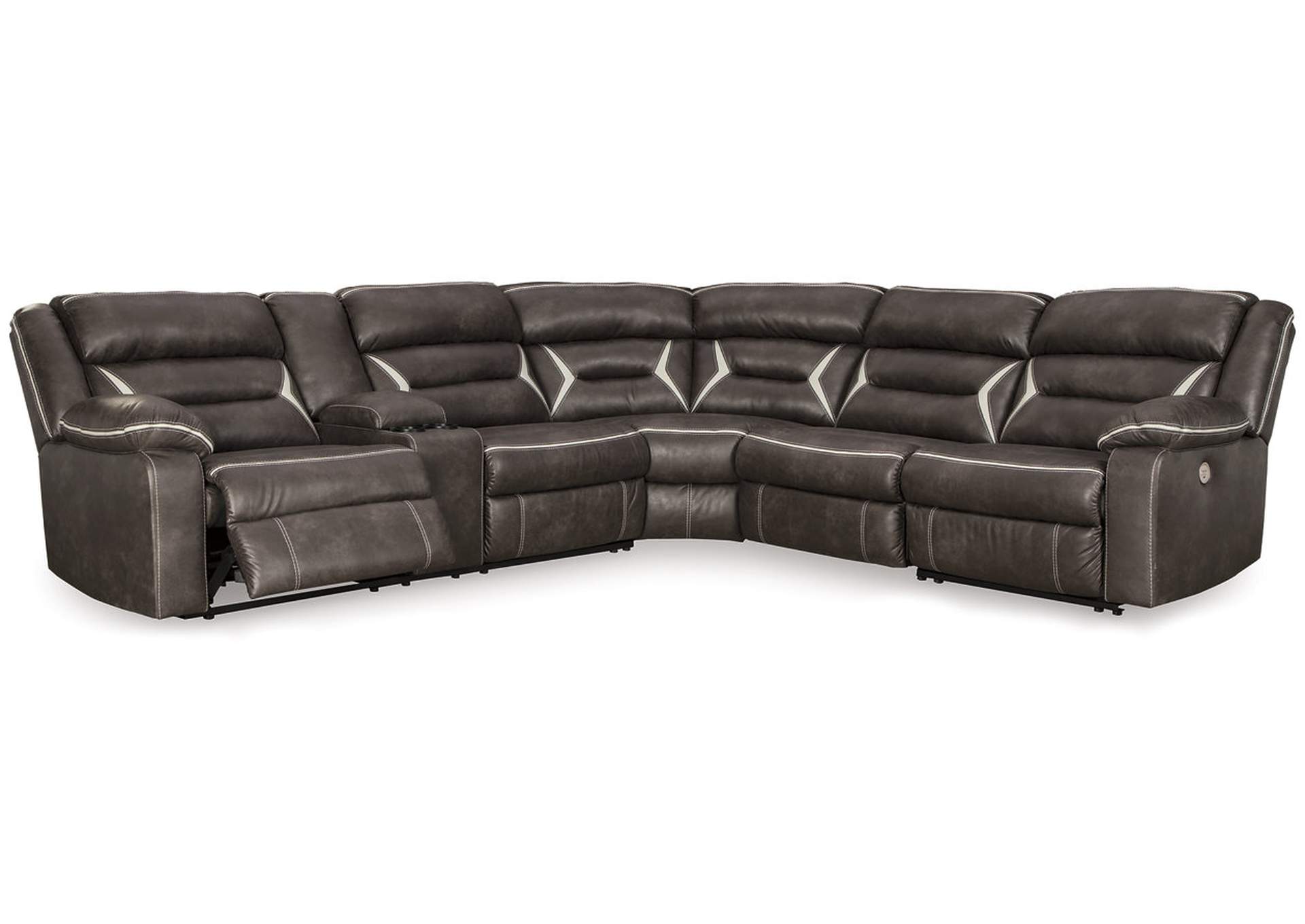 Kincord 4-Piece Power Reclining Sectional,Signature Design By Ashley