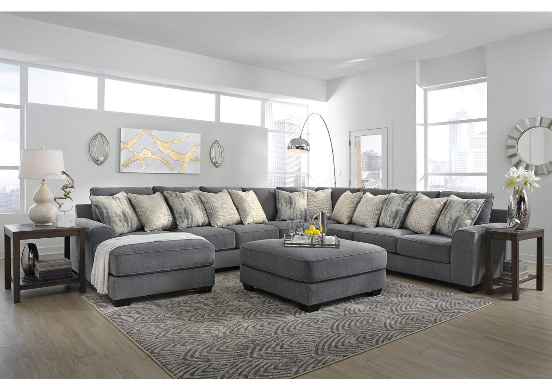 Castano 5-Piece Sectional with Chaise,Ashley