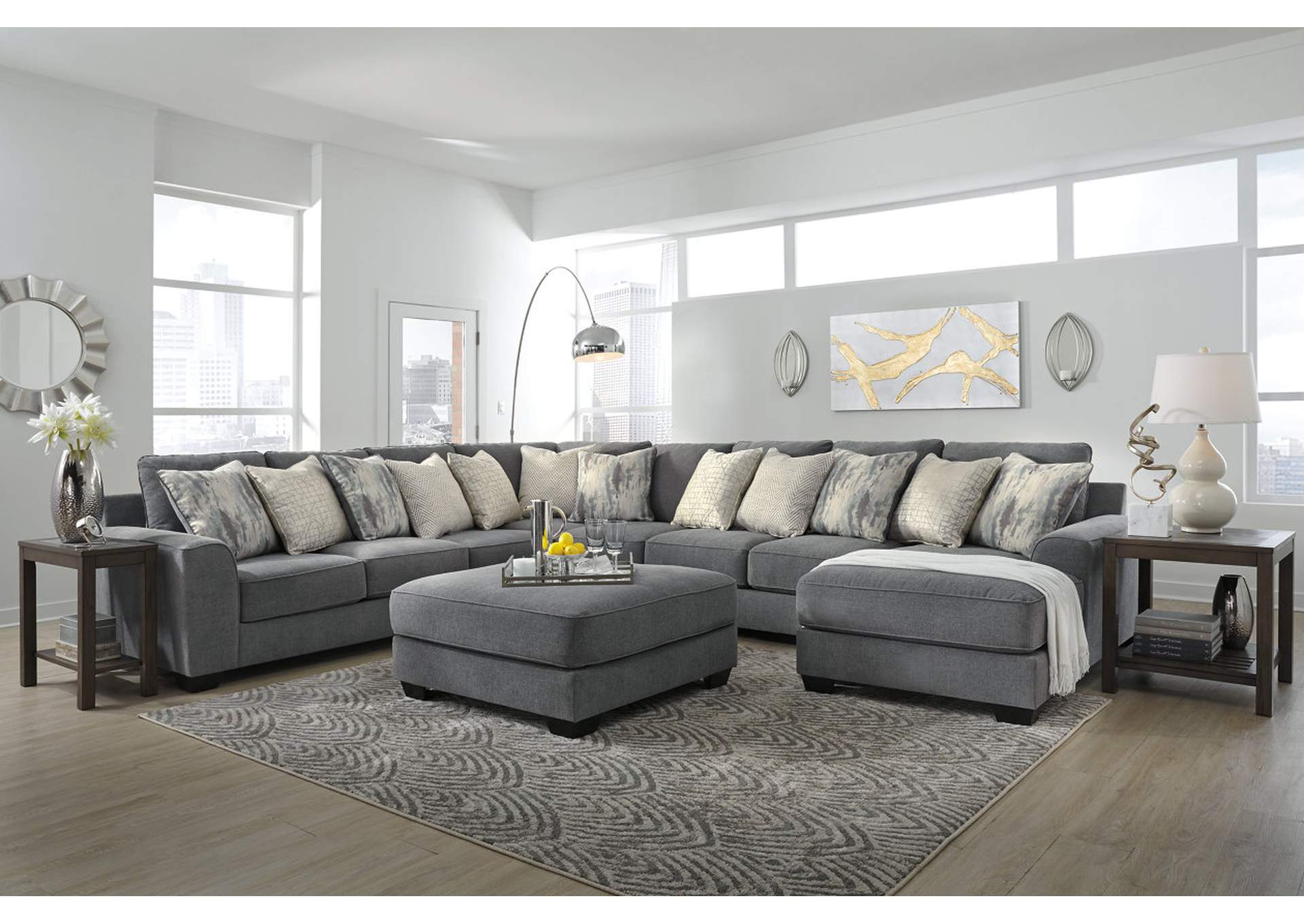 Castano 5-Piece Sectional with Chaise,Ashley
