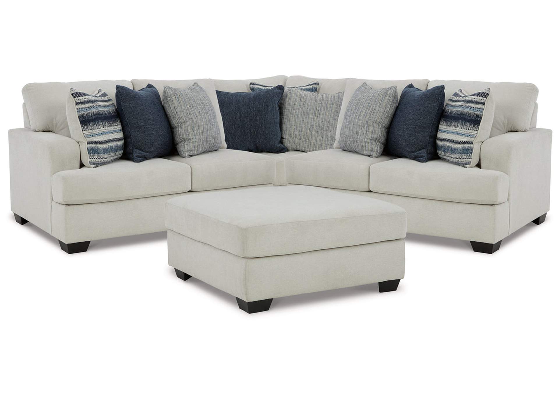 Lowder 3-Piece Sectional with Ottoman