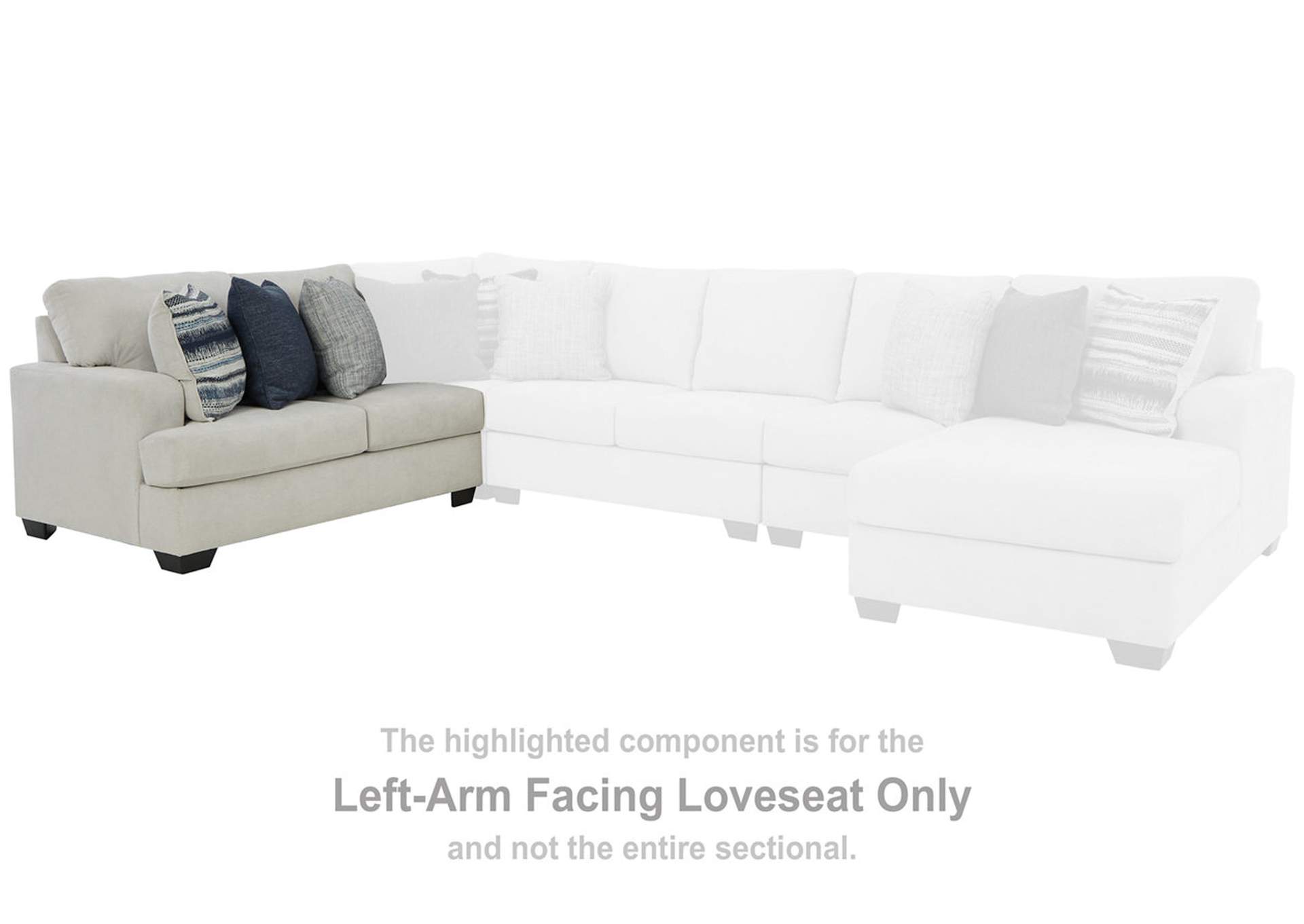 Lowder Left-Arm Facing Loveseat,Benchcraft