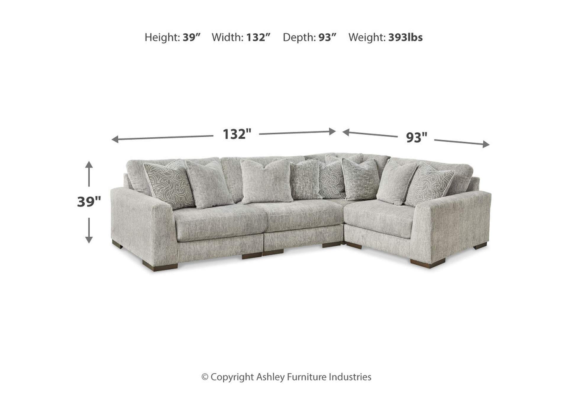 Regent Park 4-Piece Sectional,Signature Design By Ashley