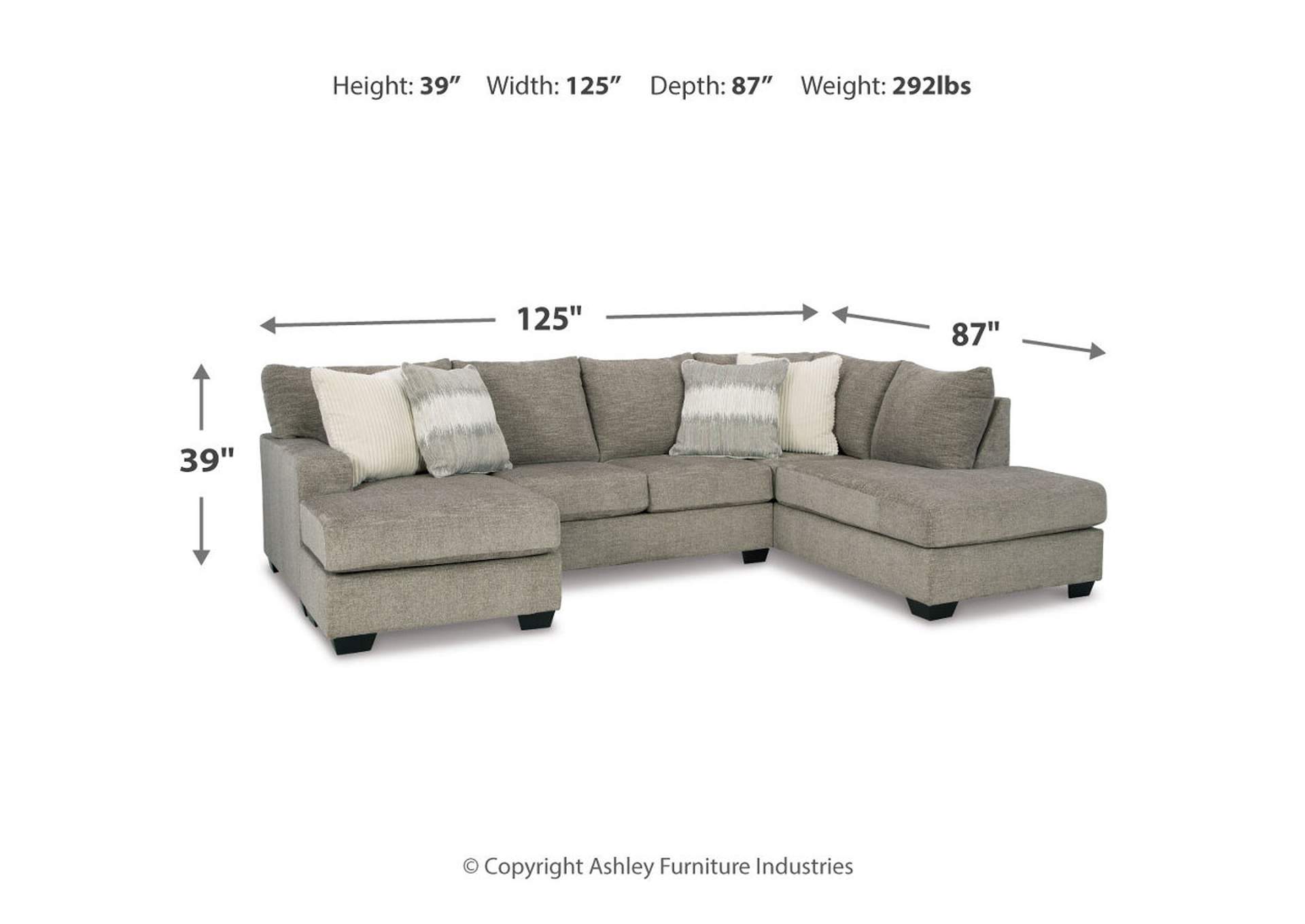 Creswell 2-Piece Sectional with Chaise,Signature Design By Ashley