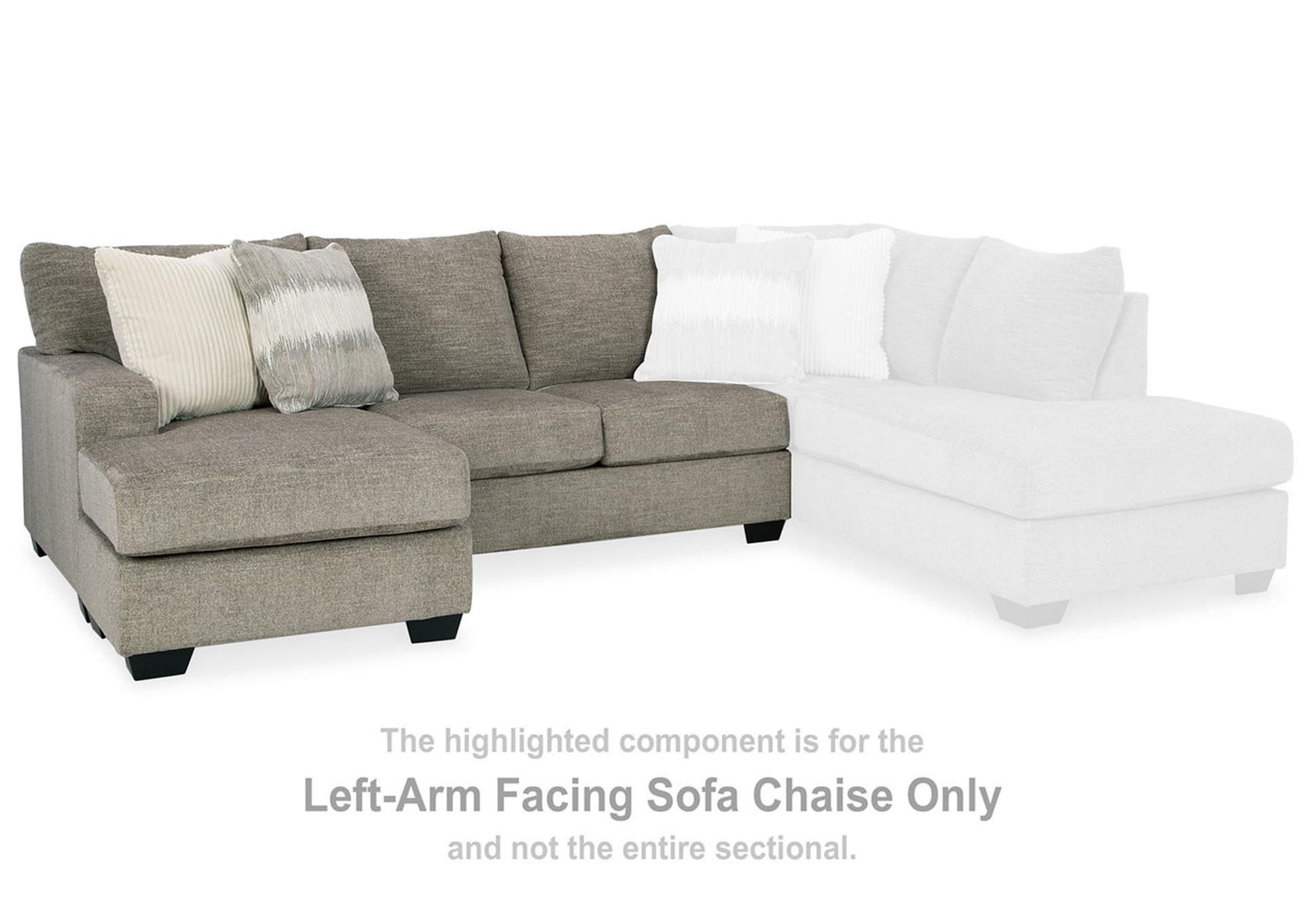 Creswell Left-Arm Facing Sofa Chaise,Signature Design By Ashley