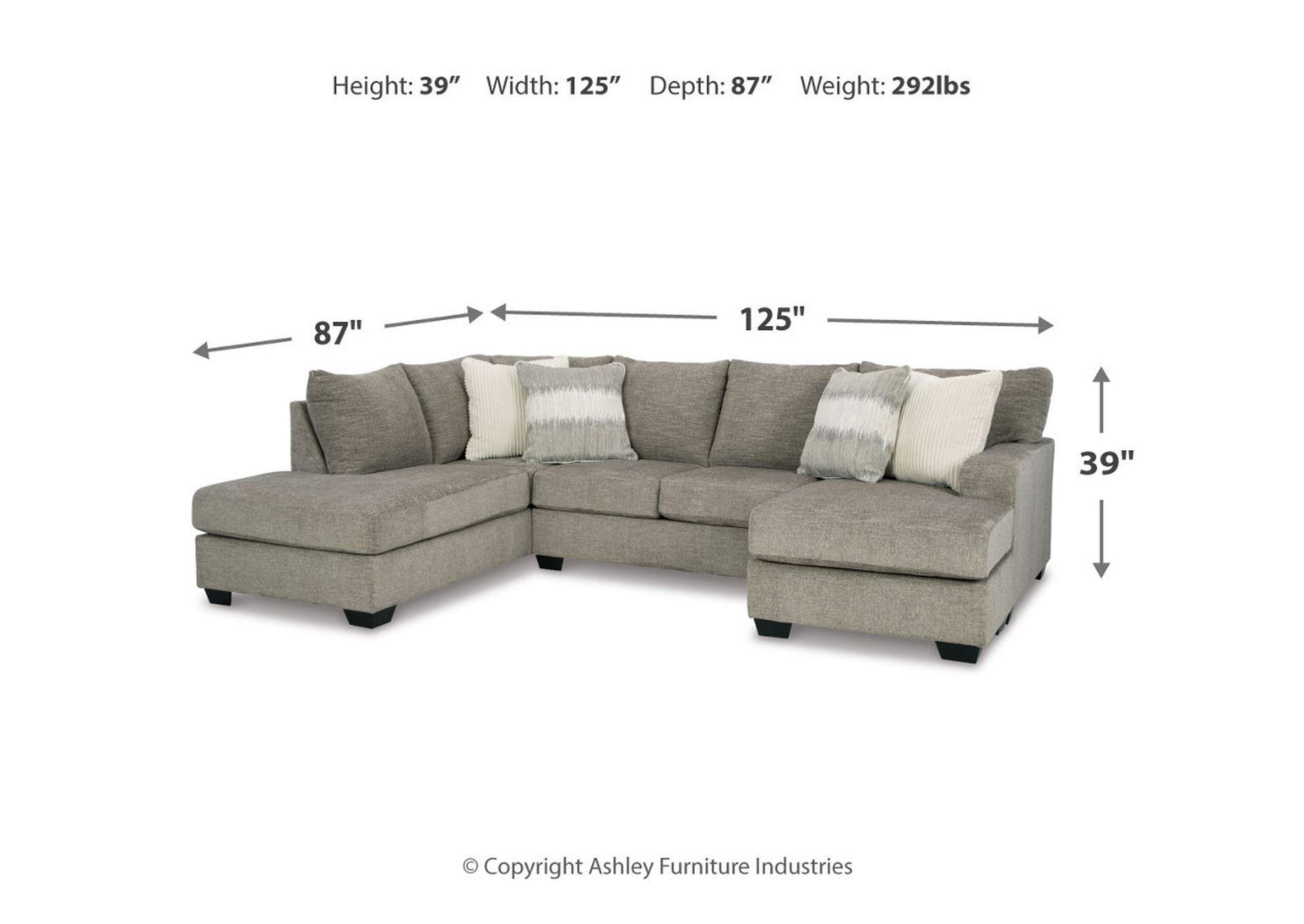 Creswell 2-Piece Sectional with Chaise,Signature Design By Ashley