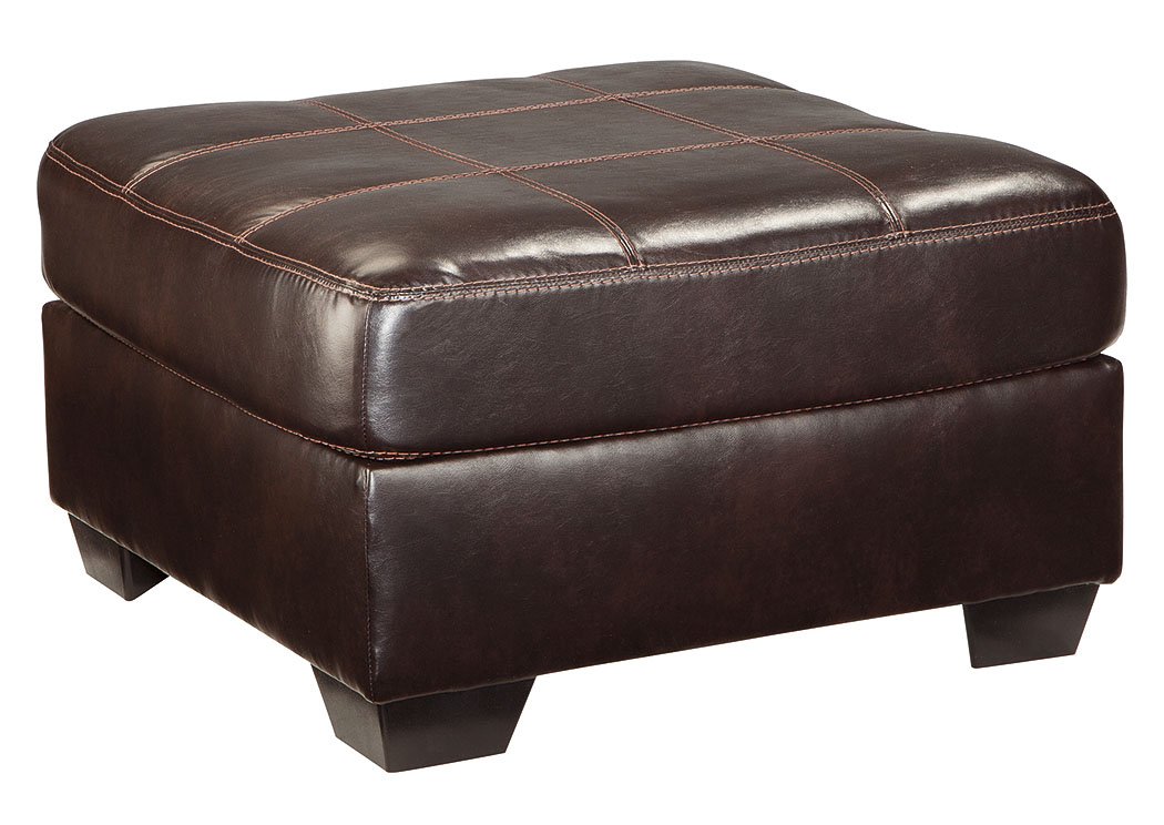 Vanleer Chocolate Oversized Accent Ottoman,ABF Benchcraft