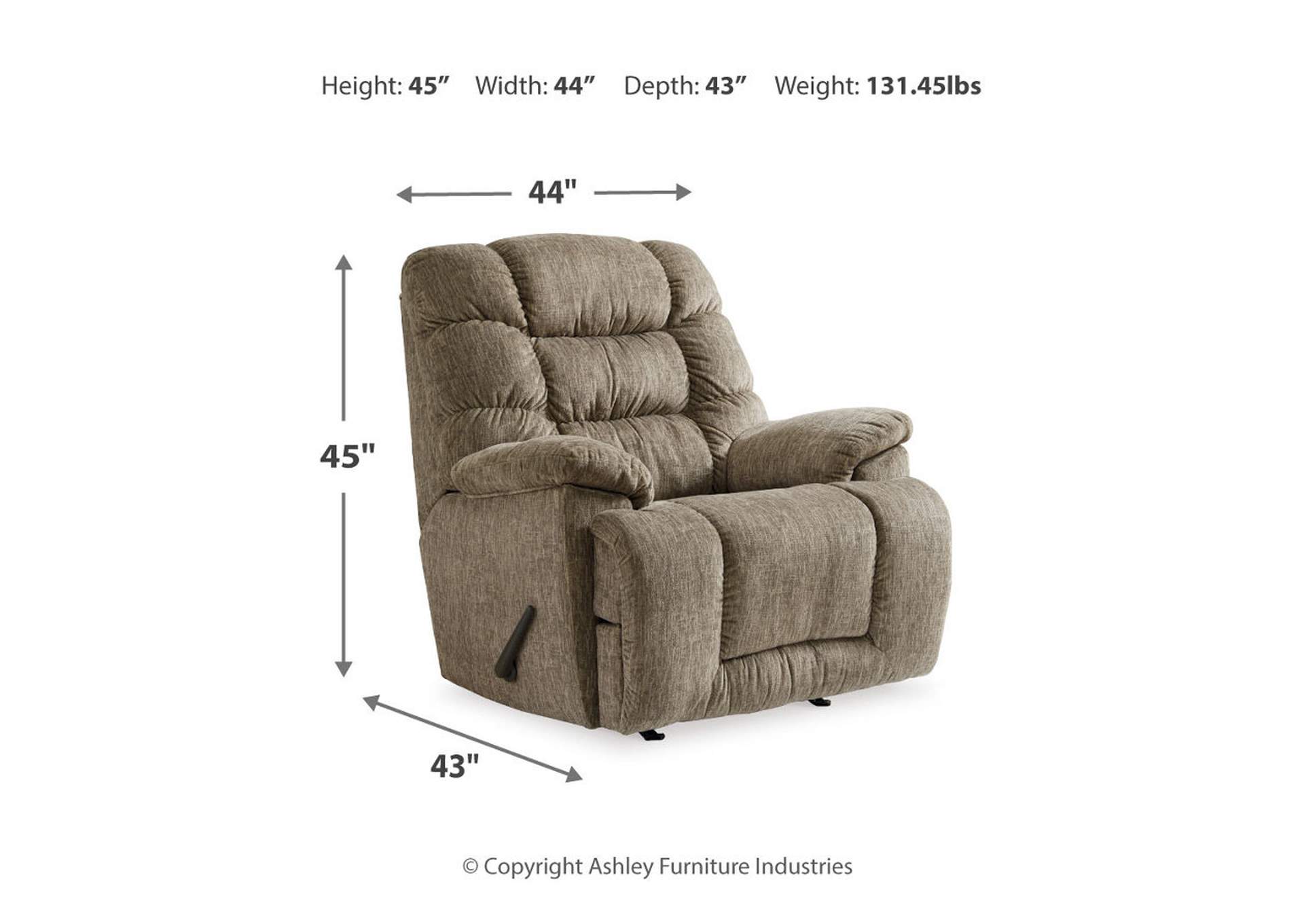 Bridgtrail Recliner,Signature Design By Ashley