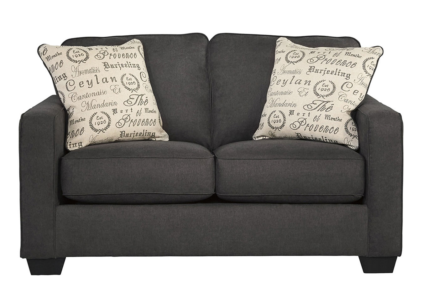 Alenya Charcoal Loveseat,ABF Signature Design by Ashley