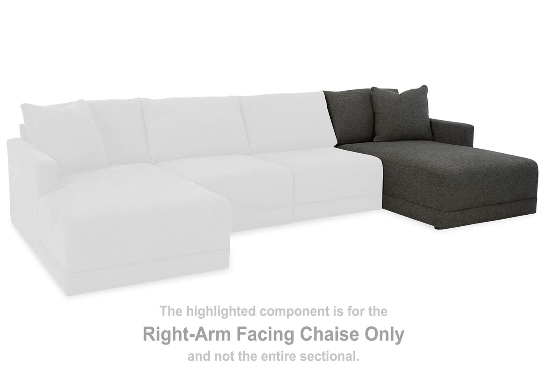 Evey 4-Piece Sectional with Chaise,Millennium