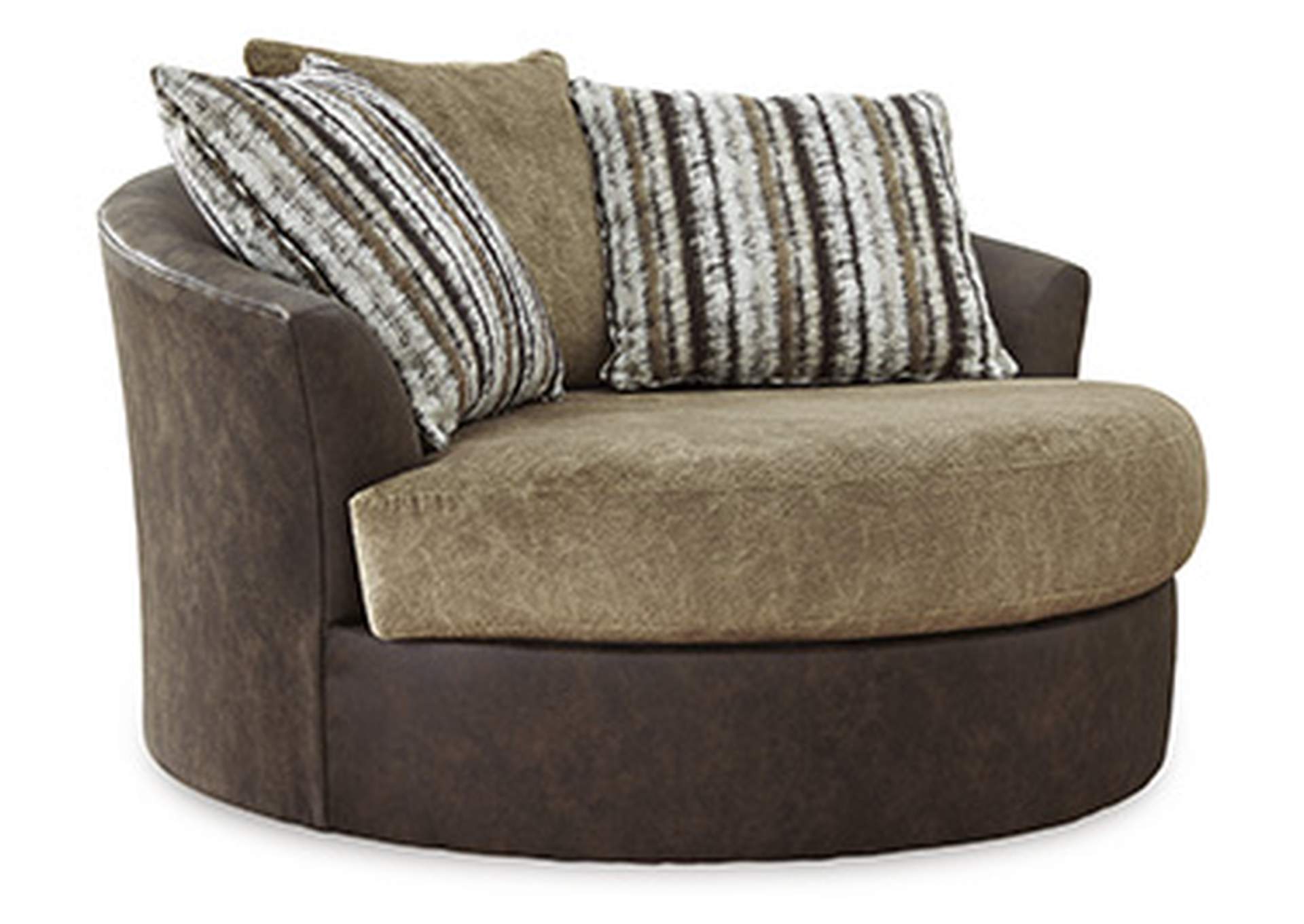 Alesbury Oversized Swivel Accent Chair,Signature Design By Ashley