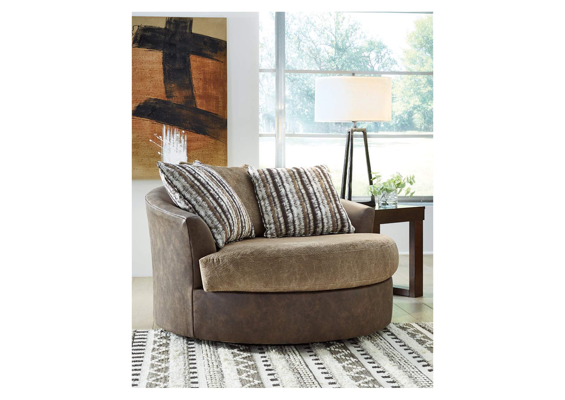 Alesbury Sofa, Oversized Chair, Swivel Chair and Ottoman,Signature Design By Ashley