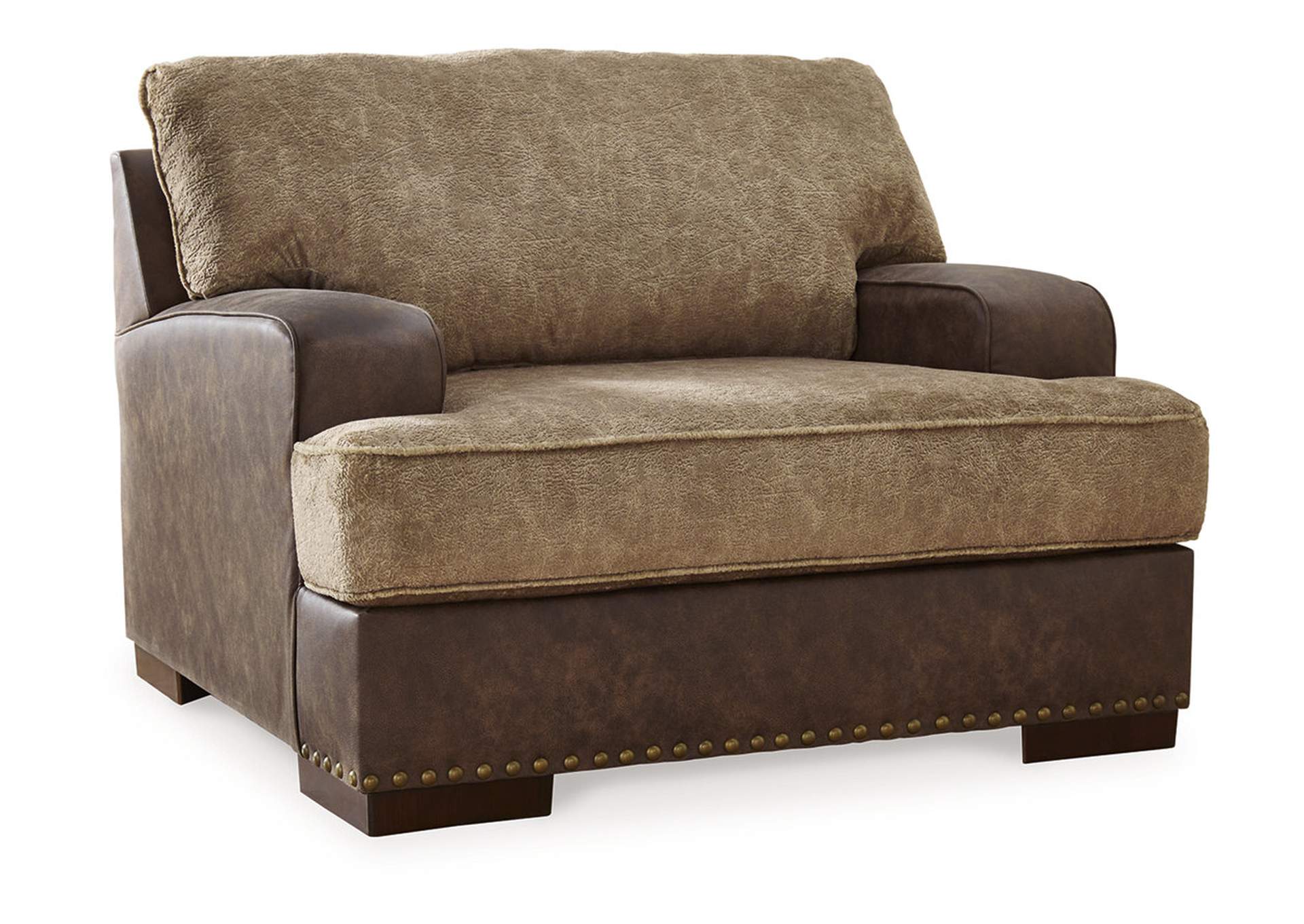 Alesbury Oversized Chair and Ottoman,Signature Design By Ashley