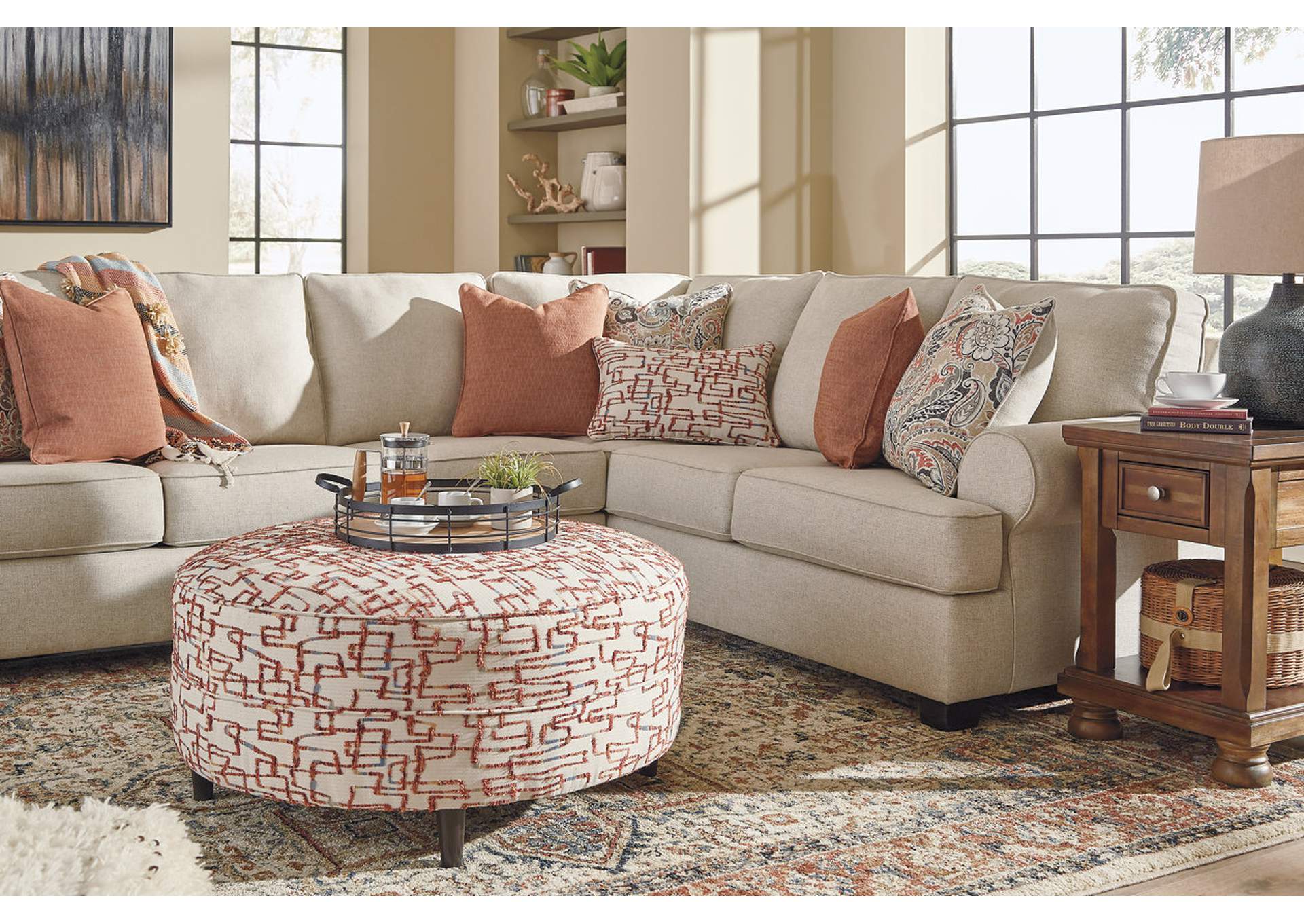 Amici Oversized Accent Ottoman,Signature Design By Ashley