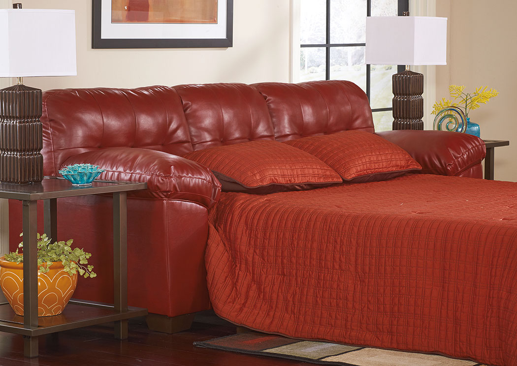 Alliston DuraBlend Salsa Queen Sofa Sleeper,ABF Signature Design by Ashley