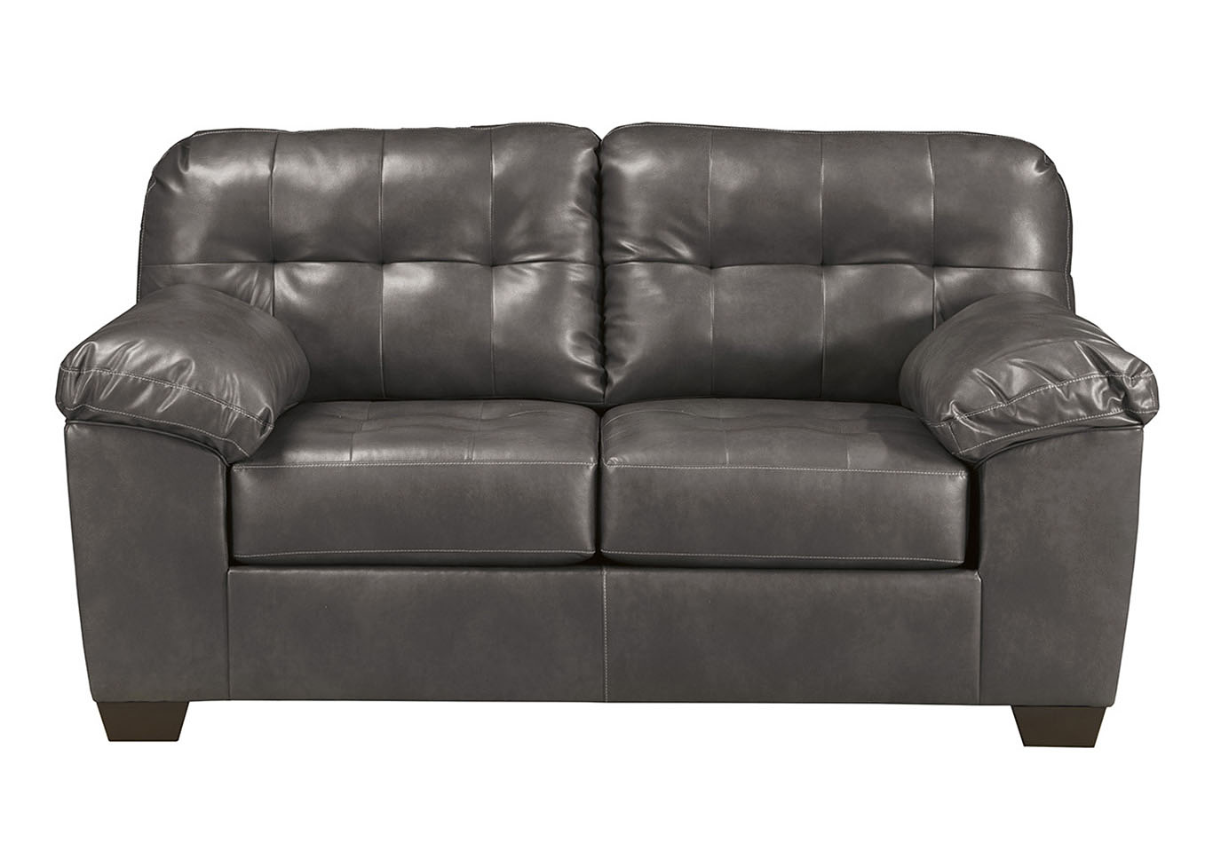 Alliston DuraBlend Gray Loveseat,ABF Signature Design by Ashley