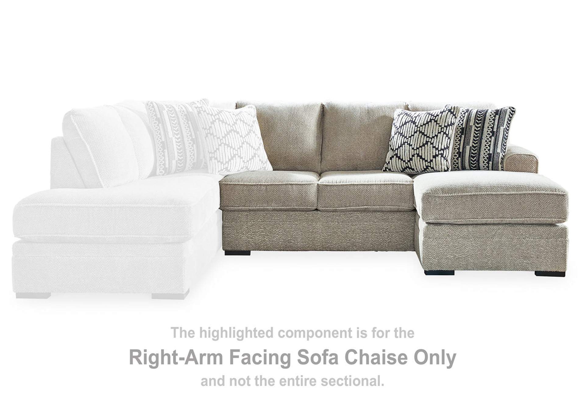 Calnita Right Arm Facing Sofa Chaise