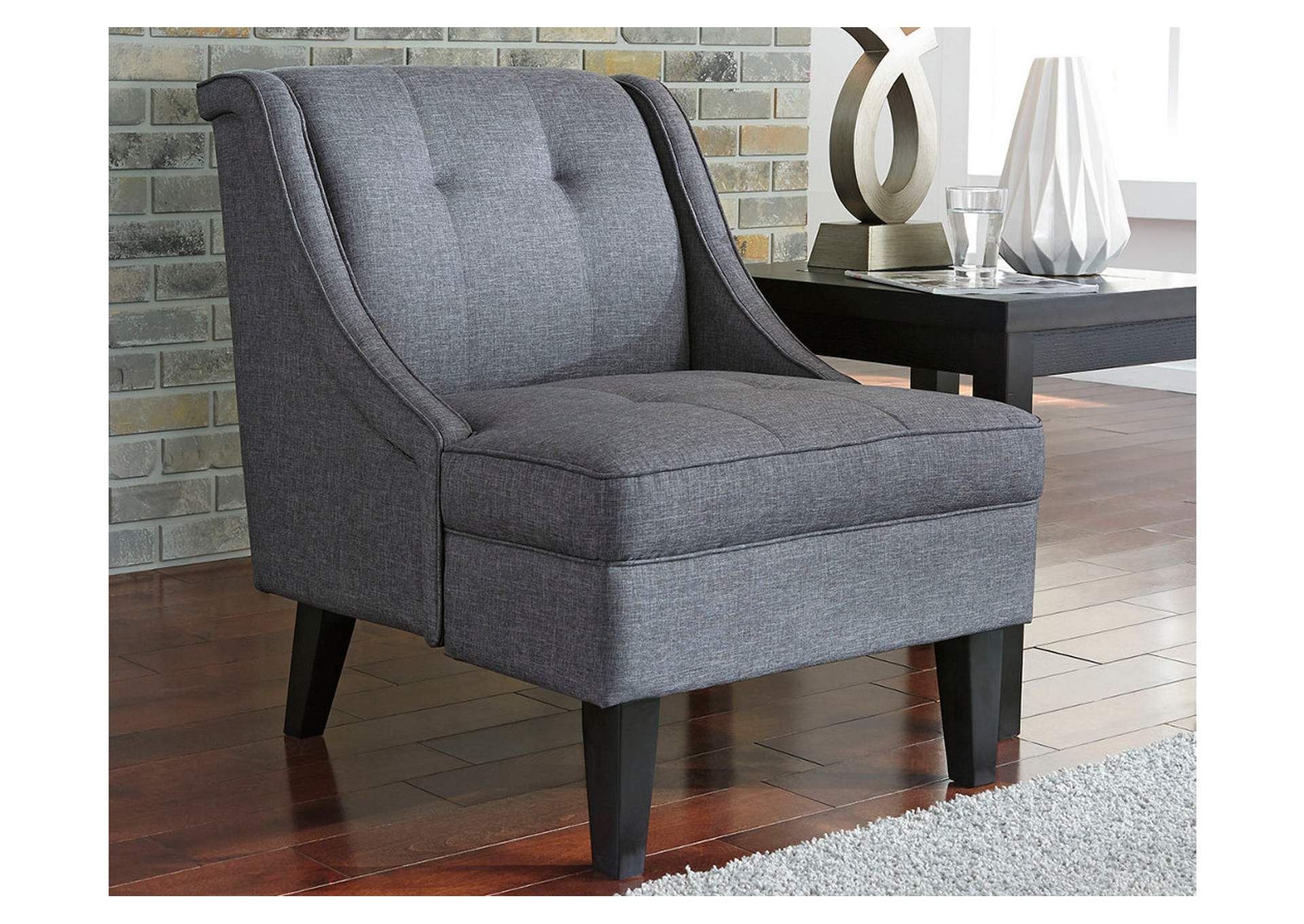Calion Gray Accent Chair,Direct To Consumer Express