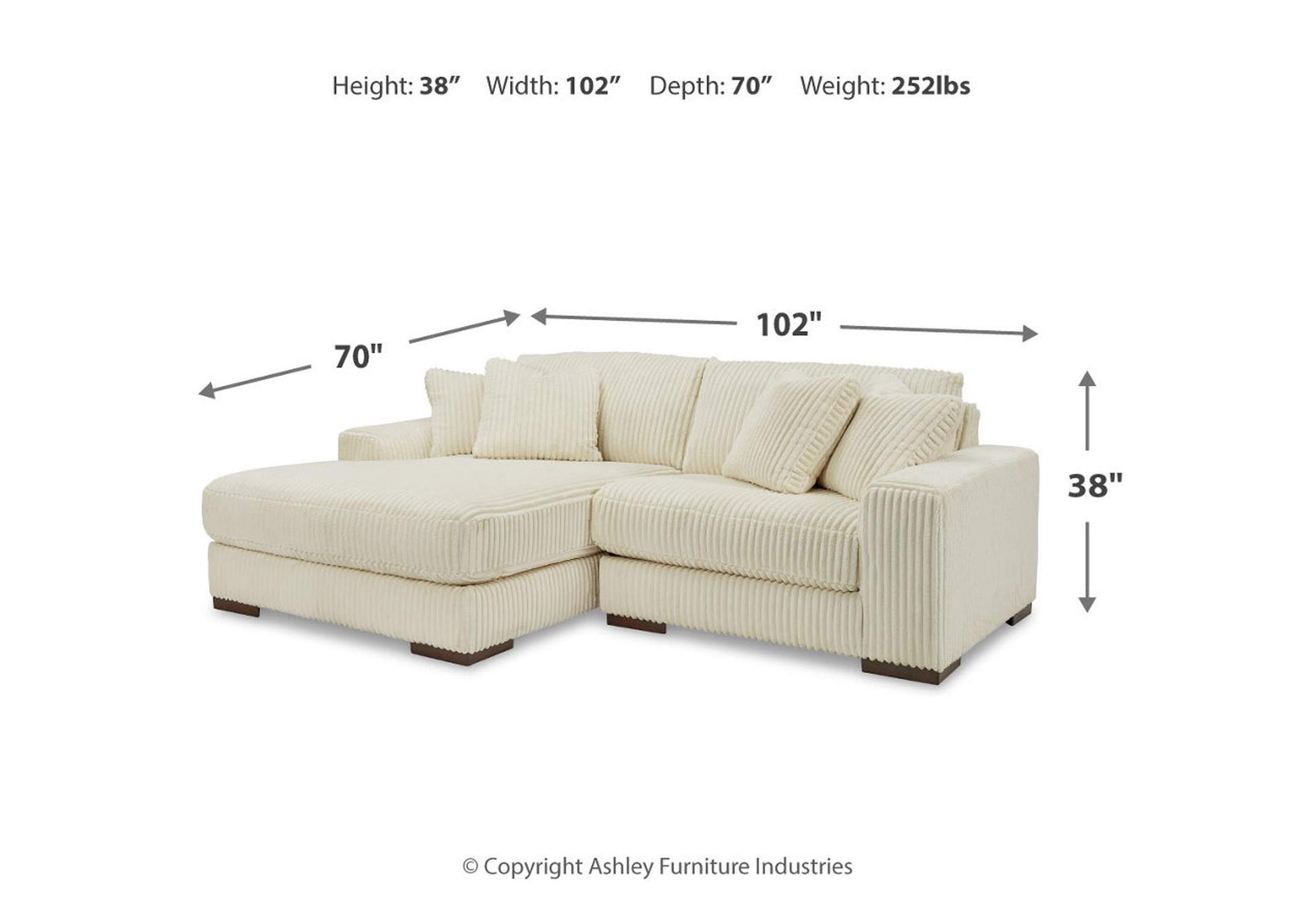 Lindyn 2-Piece Sectional with Chaise,Signature Design By Ashley