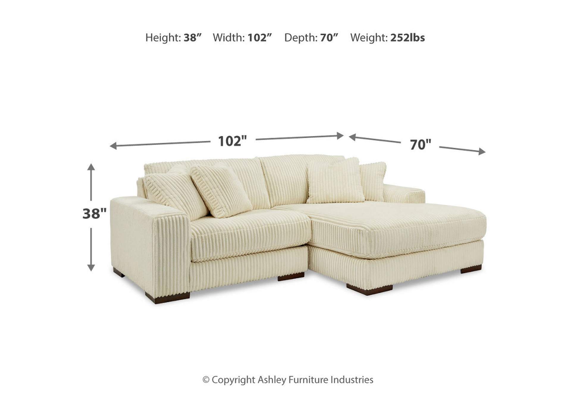 Lindyn 2-Piece Sectional with Chaise,Signature Design By Ashley