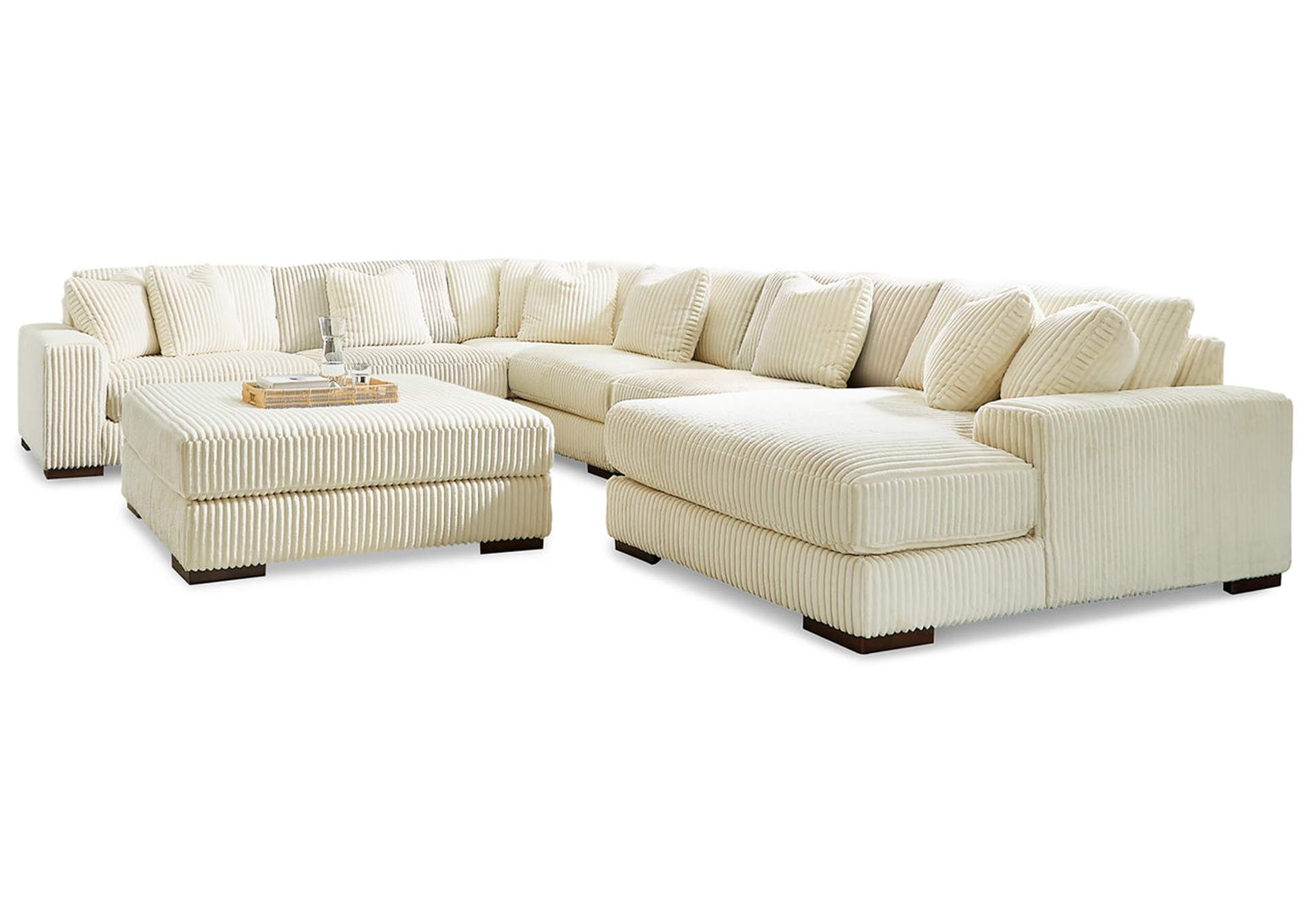 Lindyn 6-Piece Sectional with Chaise and Ottoman,Signature Design By Ashley