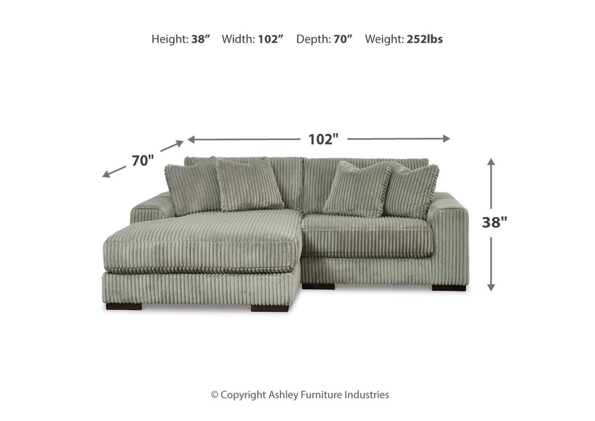 Lindyn 2-Piece Sectional with Chaise,Signature Design By Ashley