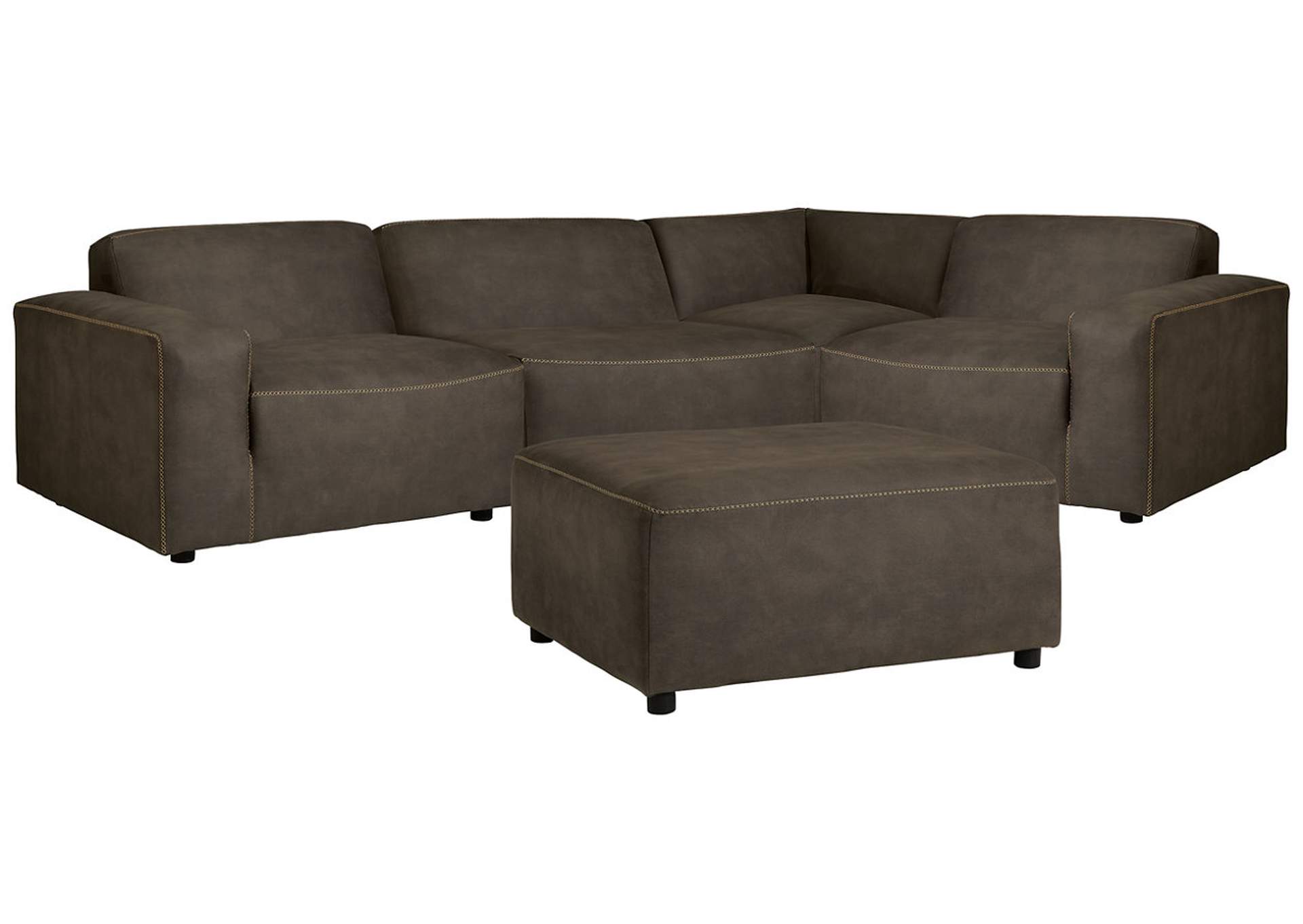 Allena 4-Piece Sectional with Ottoman,Signature Design By Ashley