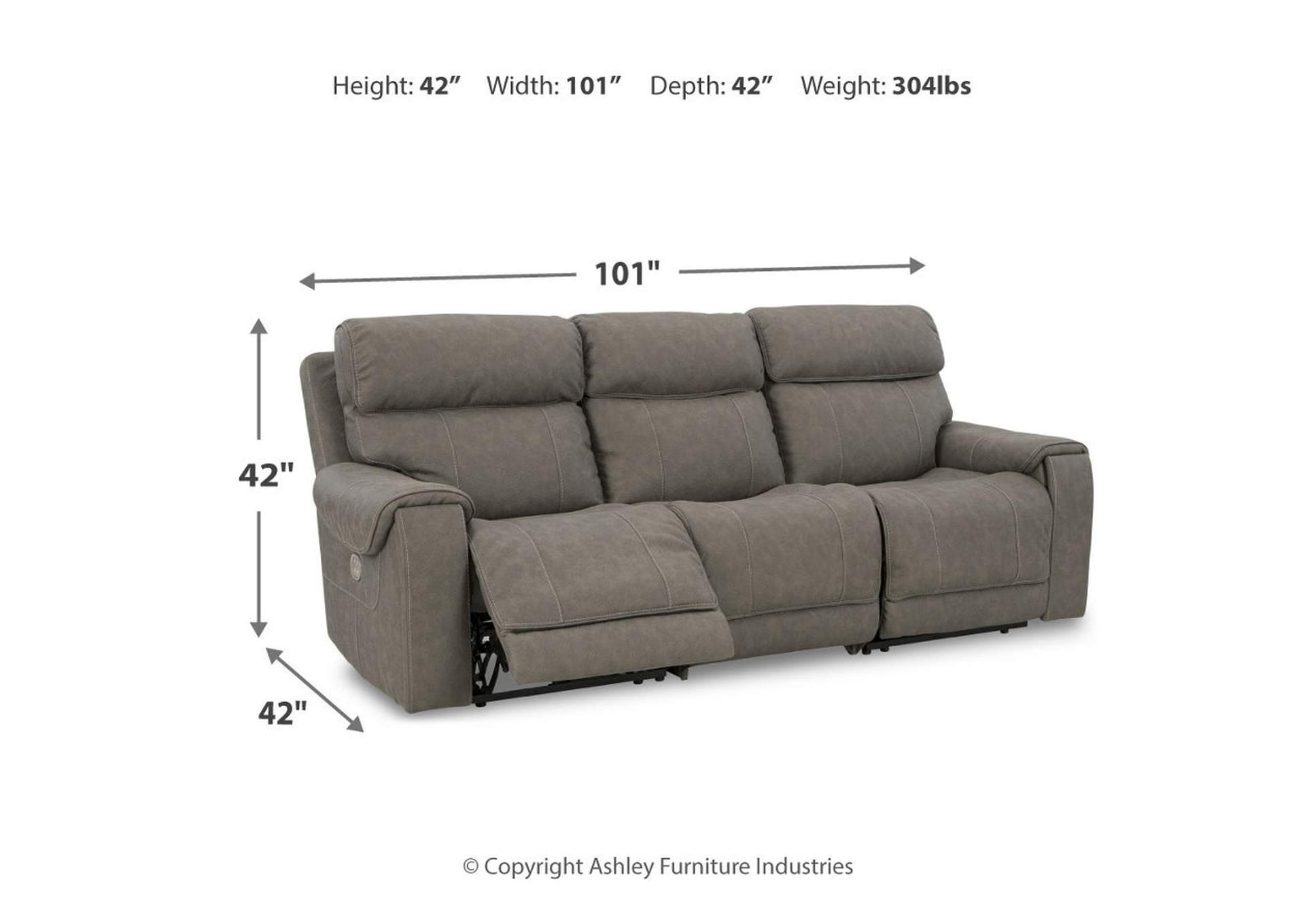 Starbot 3-Piece Power Reclining Sectional Sofa,Signature Design By Ashley