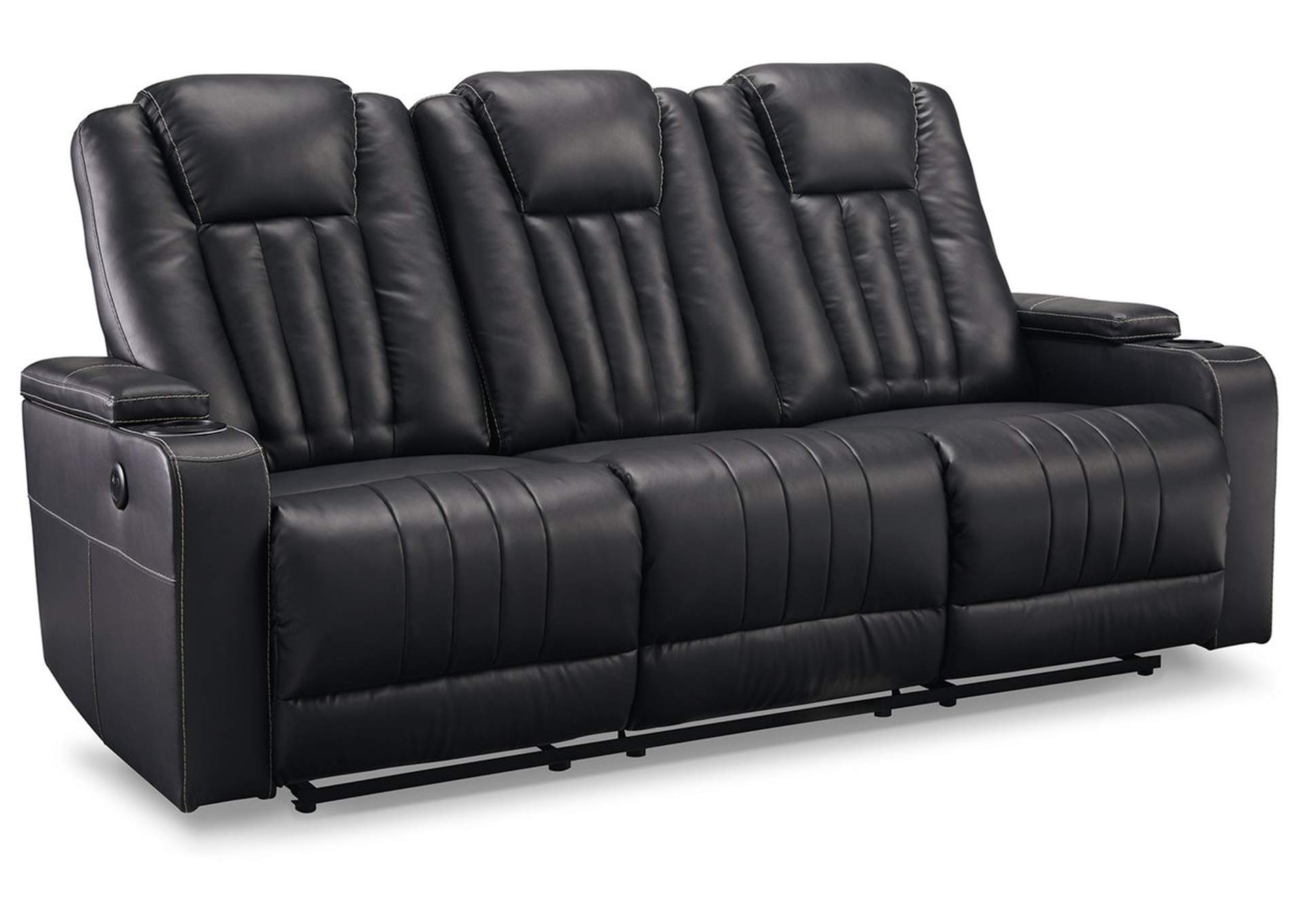 Center Point Reclining Sofa with Drop Down Table,Signature Design By Ashley