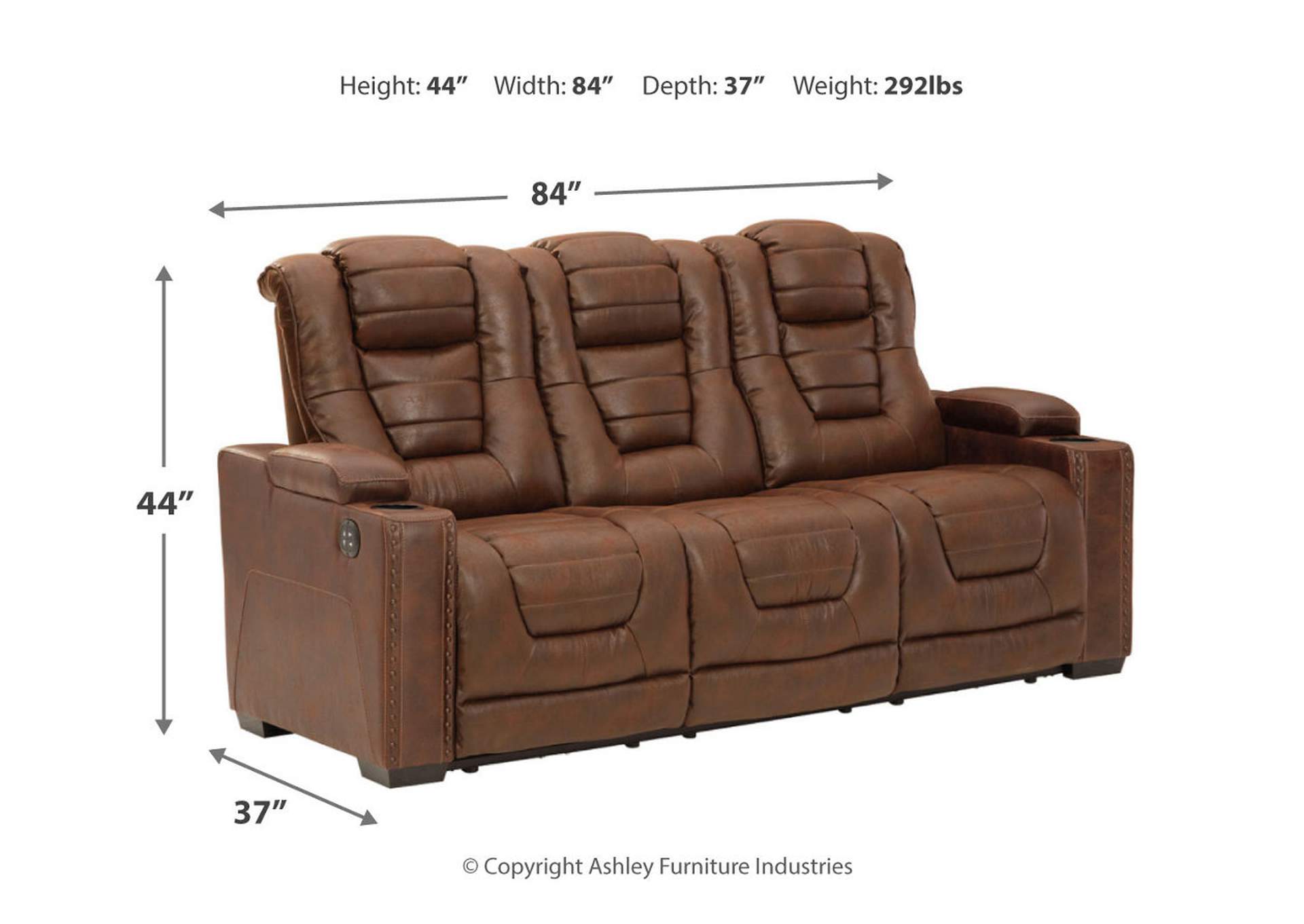 Owner's Box Power Reclining Sofa,Signature Design By Ashley
