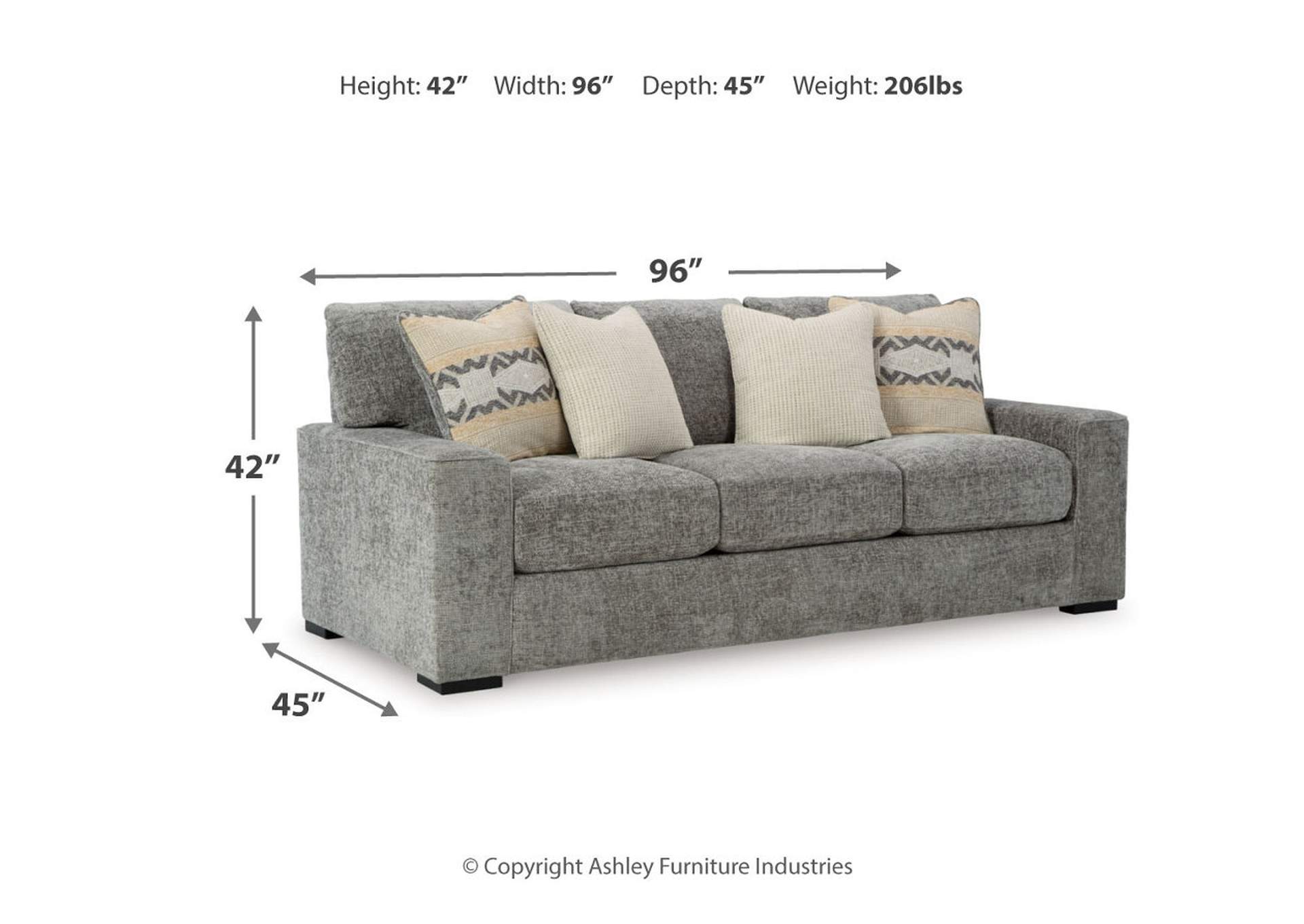 Dunmor Sofa, Loveseat, Oversized Chair and Ottoman,Signature Design By Ashley