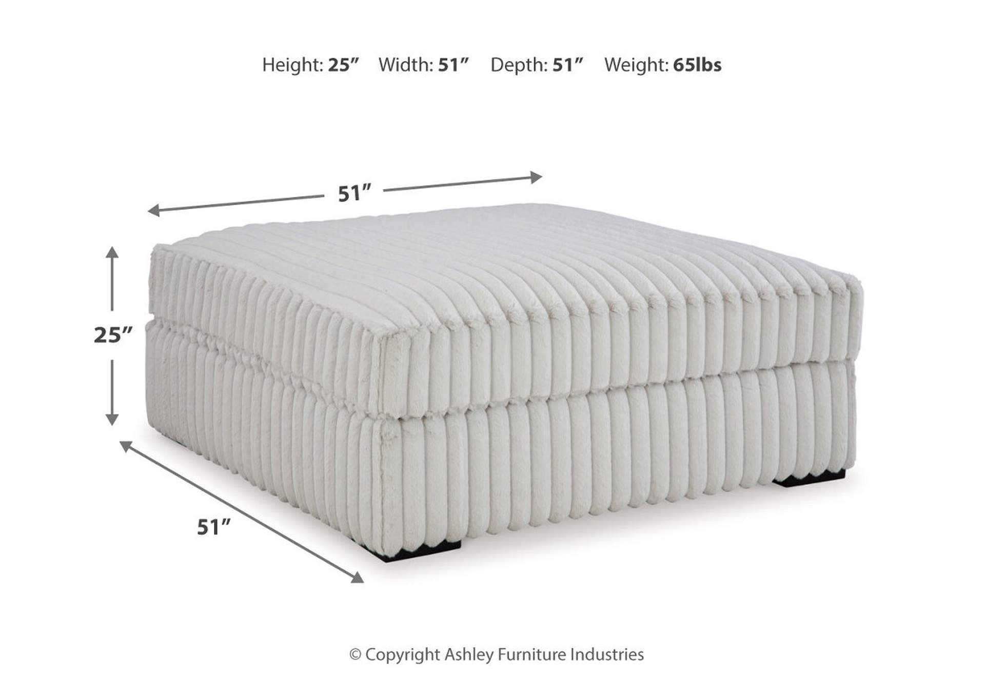 Stupendous Oversized Accent Ottoman,Signature Design By Ashley