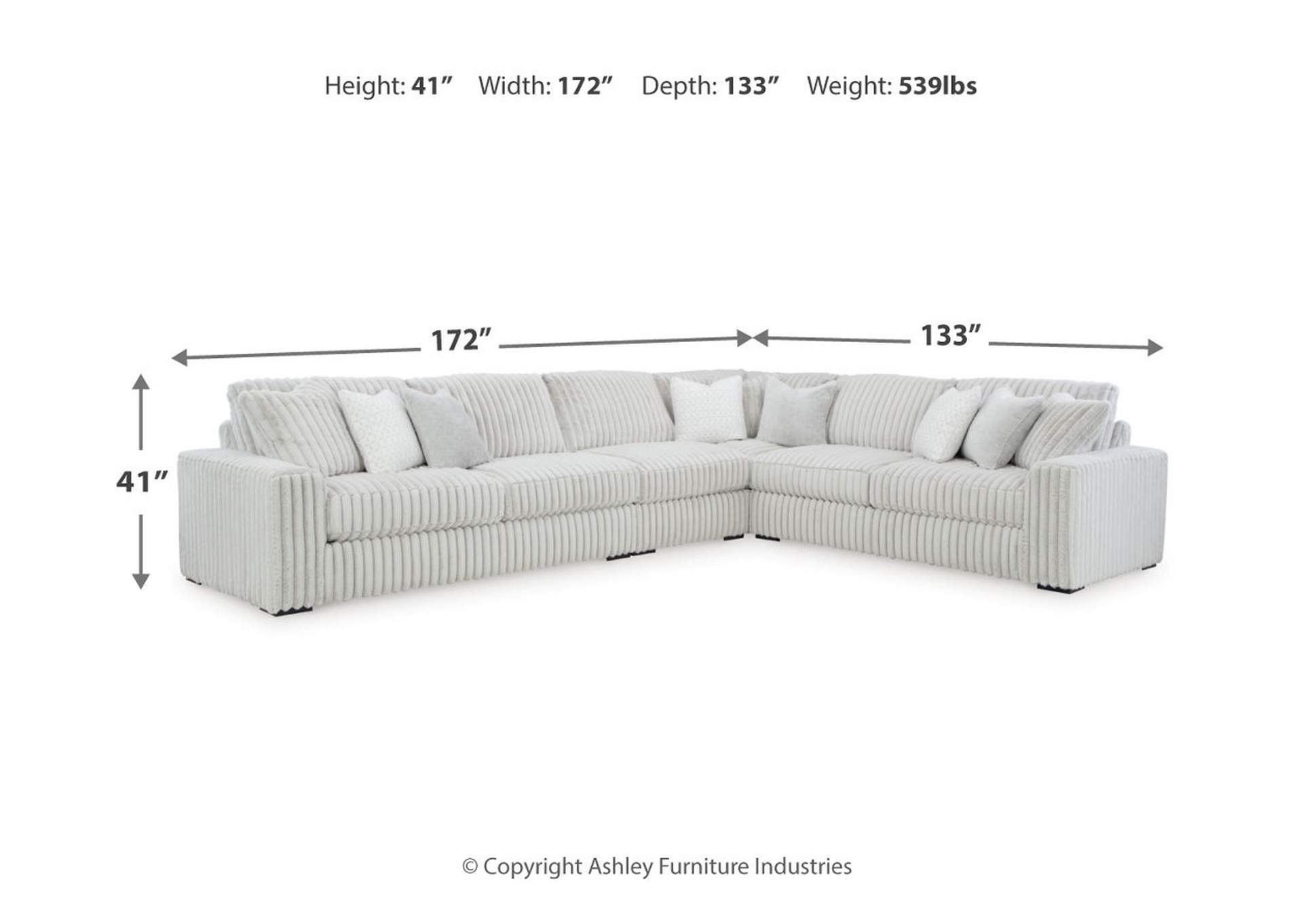 Stupendous 4-Piece Sectional,Signature Design By Ashley