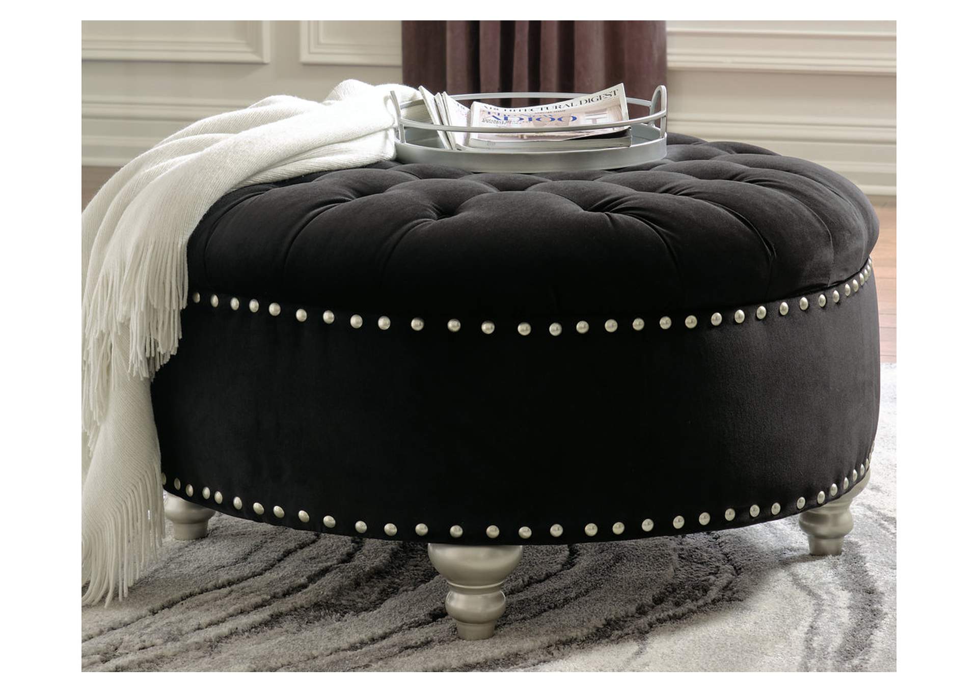 Harriotte Oversized Accent Ottoman,Signature Design By Ashley