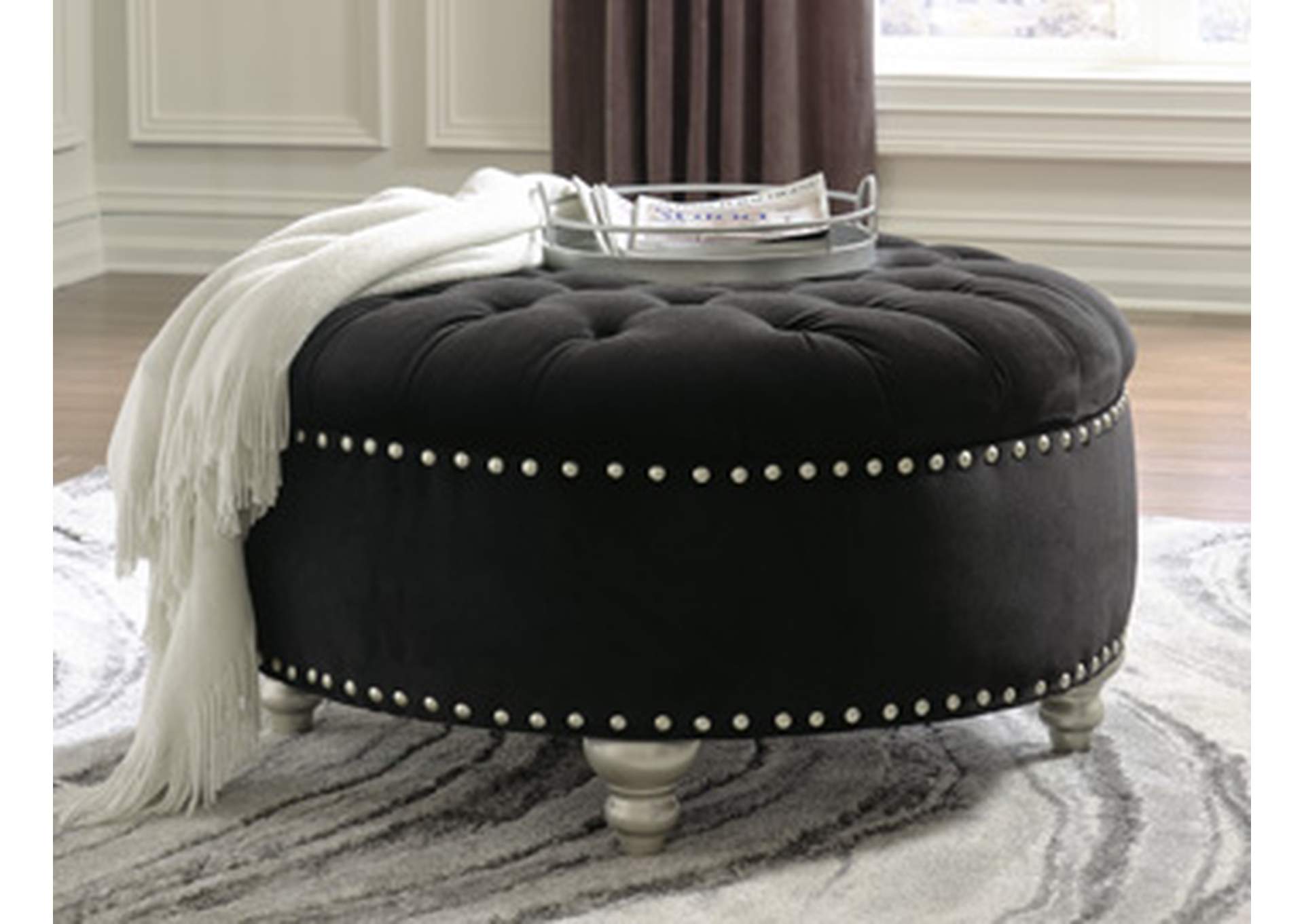 Harriotte Oversized Accent Ottoman,Signature Design By Ashley