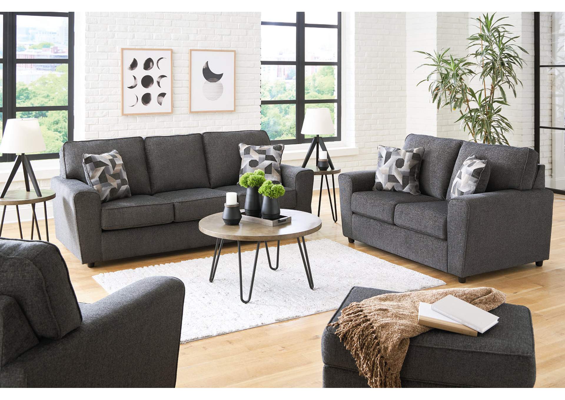 Cascilla Sofa, Loveseat, Chair and Ottoman,Signature Design By Ashley