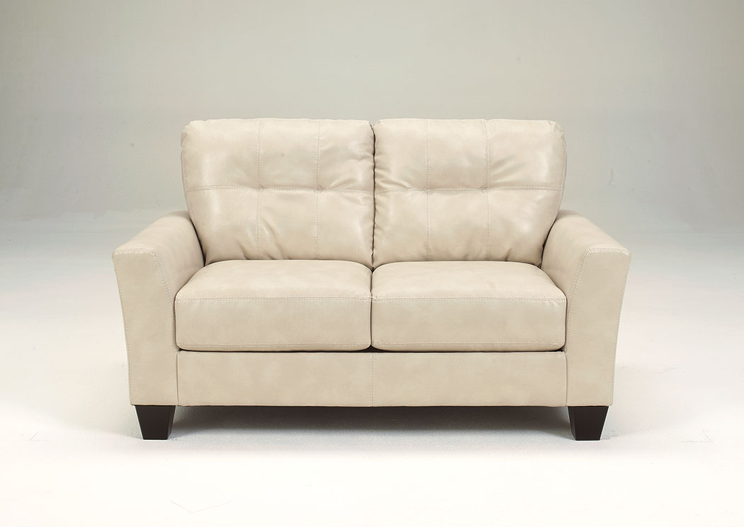 Paulie DuraBlend Taupe Loveseat,ABF Benchcraft