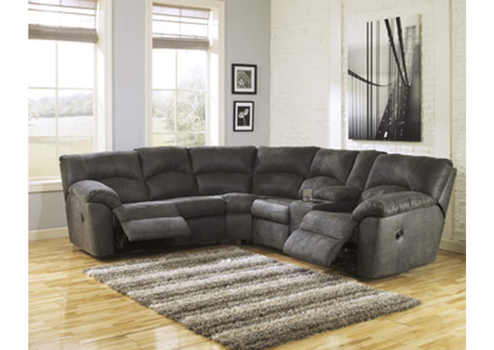 Tambo Left-Arm Facing Reclining Loveseat,Signature Design By Ashley