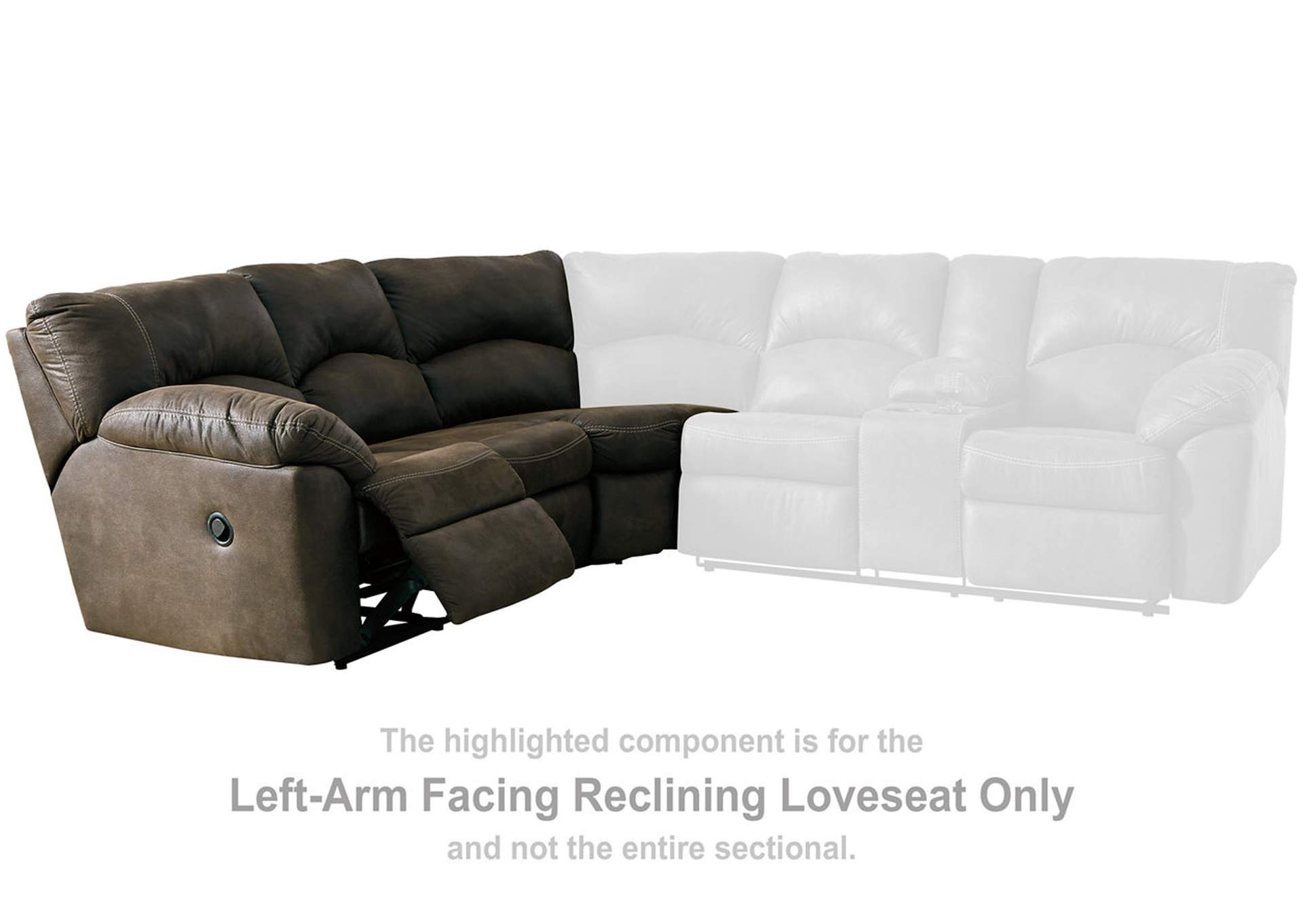 Tambo 2-Piece Reclining Sectional,Signature Design By Ashley