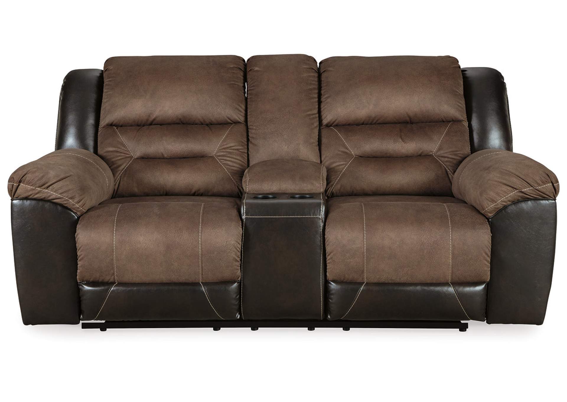 Earhart Reclining Loveseat with Console,Signature Design By Ashley