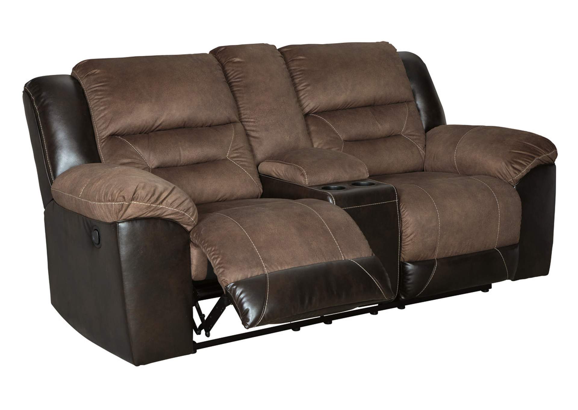 Earhart Reclining Loveseat with Console,Signature Design By Ashley