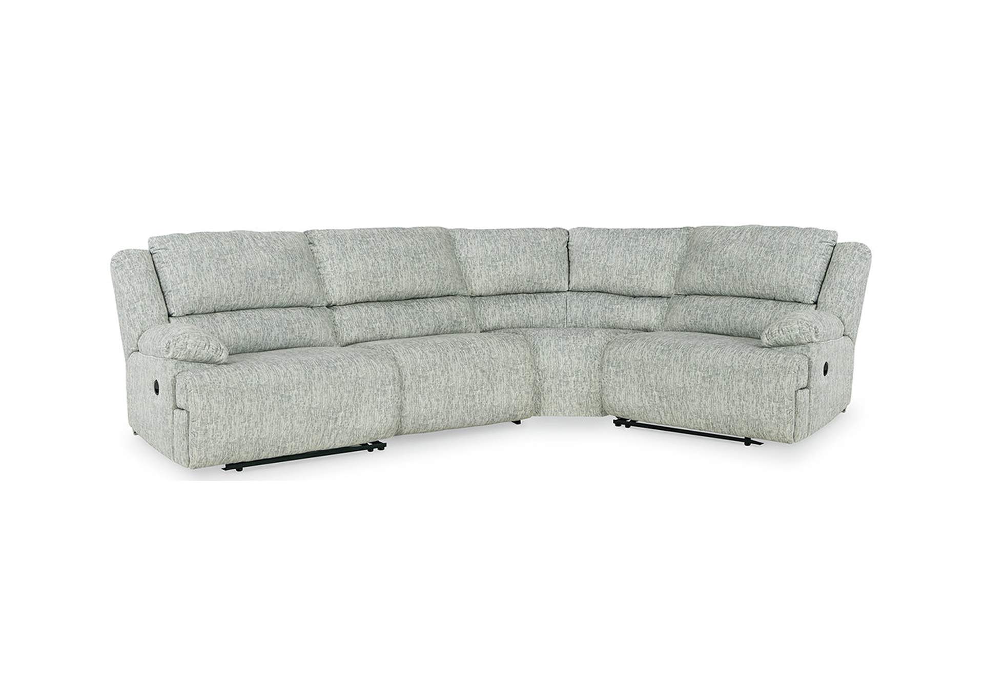 McClelland 4-Piece Reclining Sectional,Signature Design By Ashley