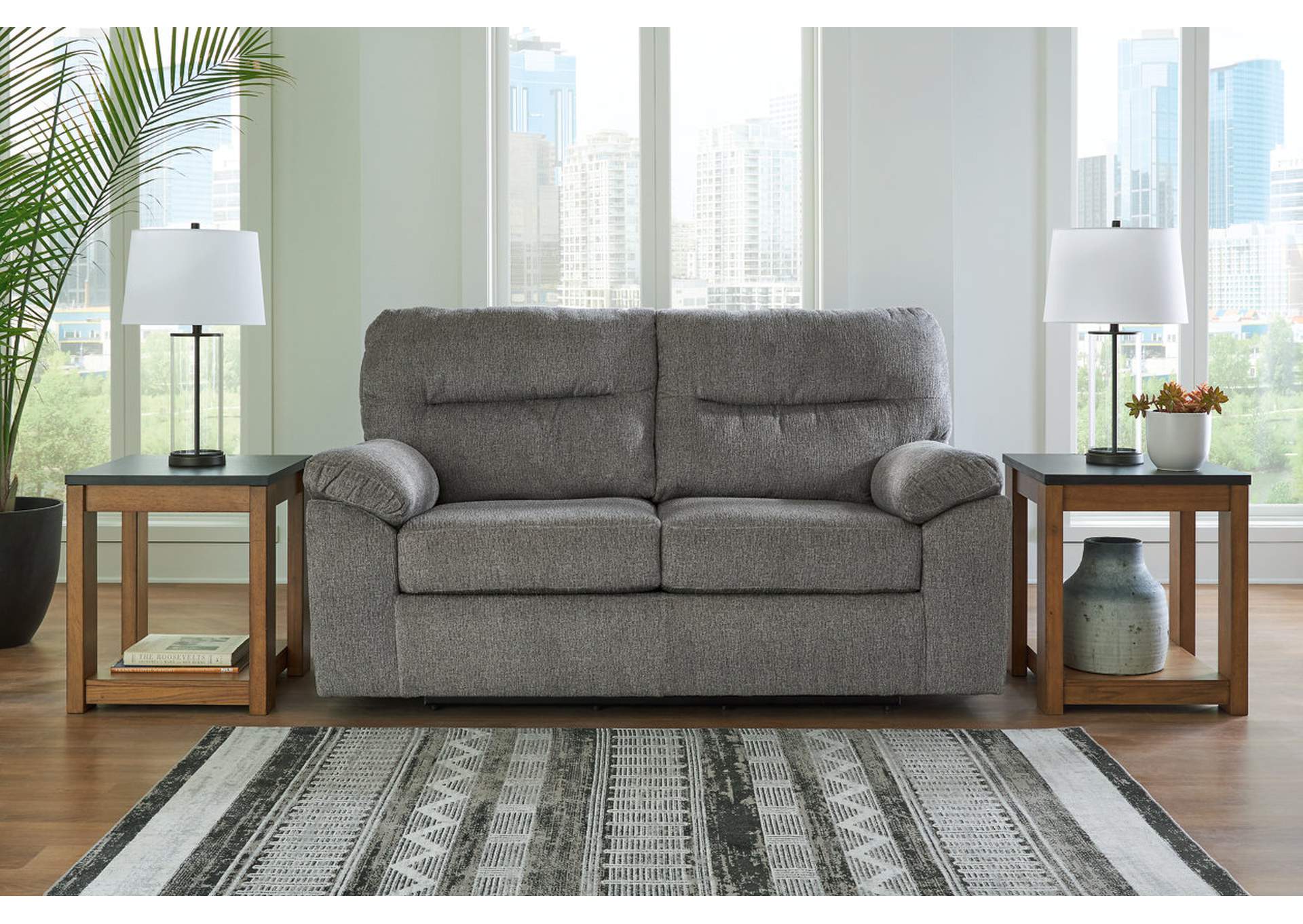 Bindura Glider Loveseat,Signature Design By Ashley